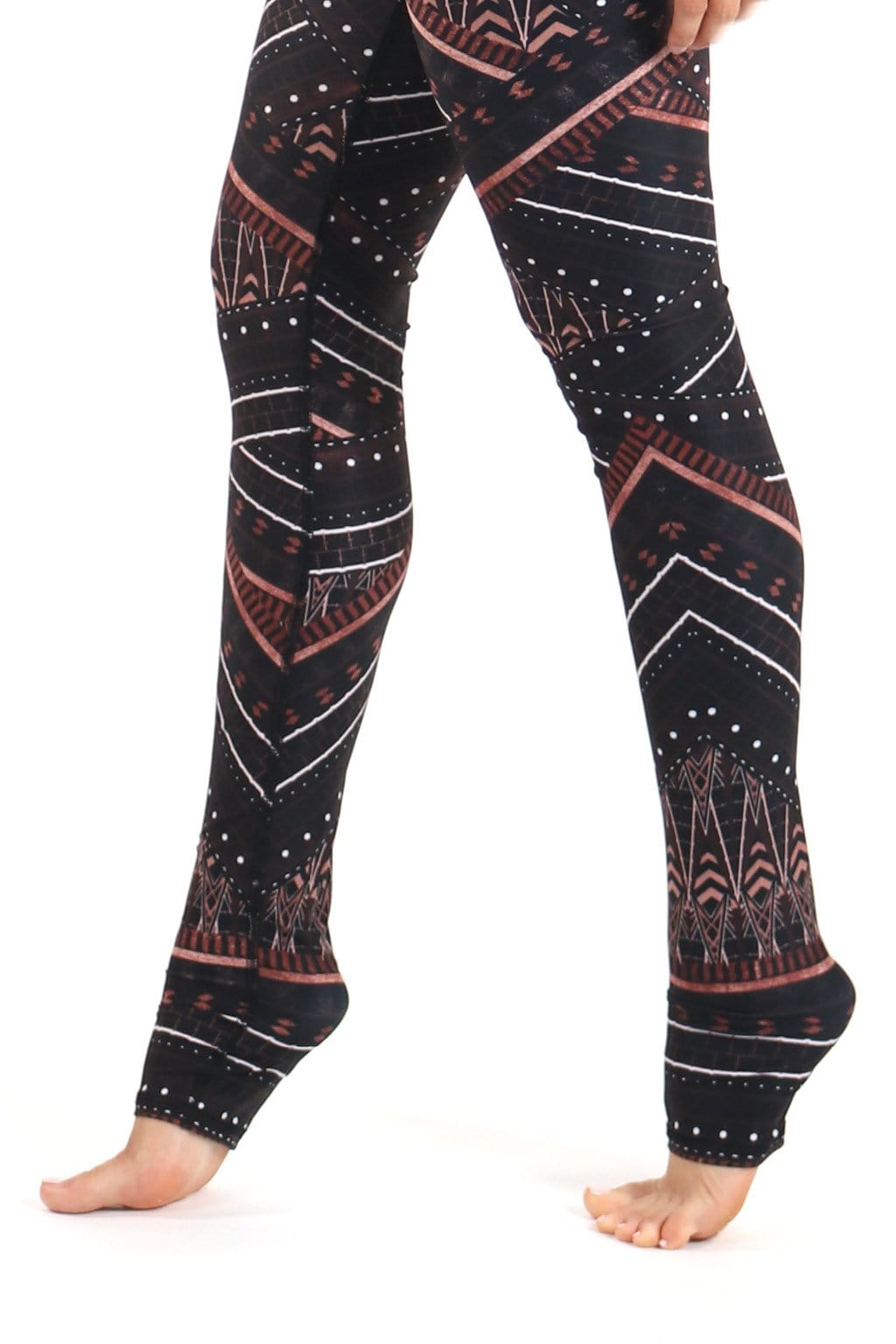 Yoga-Leggings mit „Humble Warrior“-Aufdruck