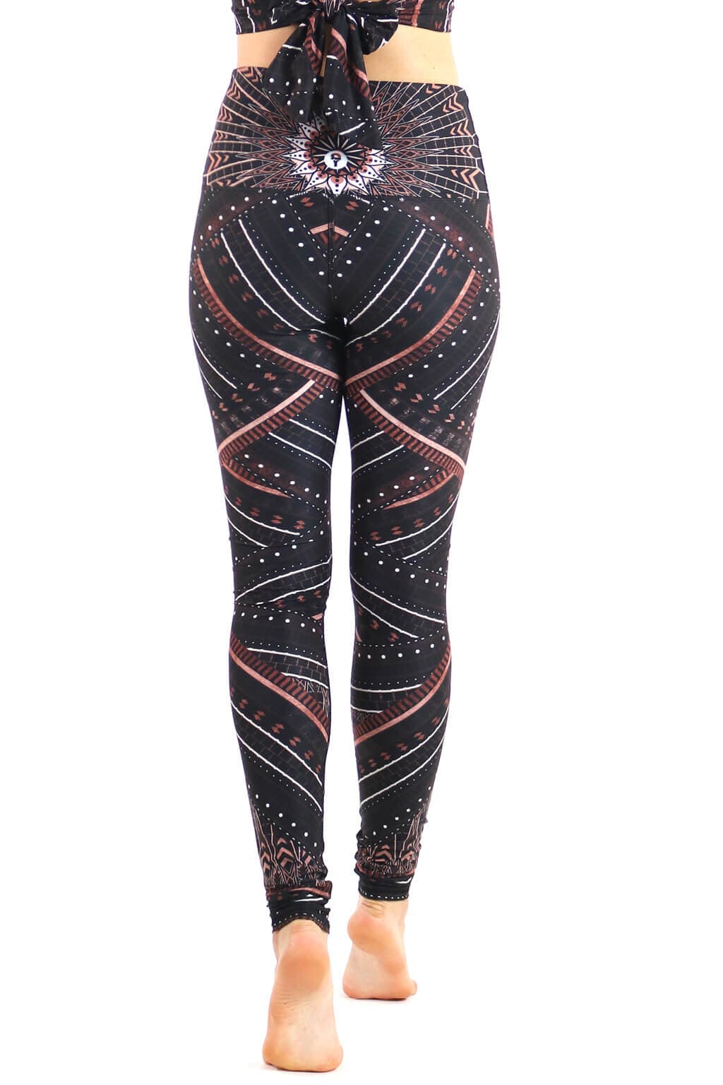 Yoga-Leggings mit „Humble Warrior“-Aufdruck