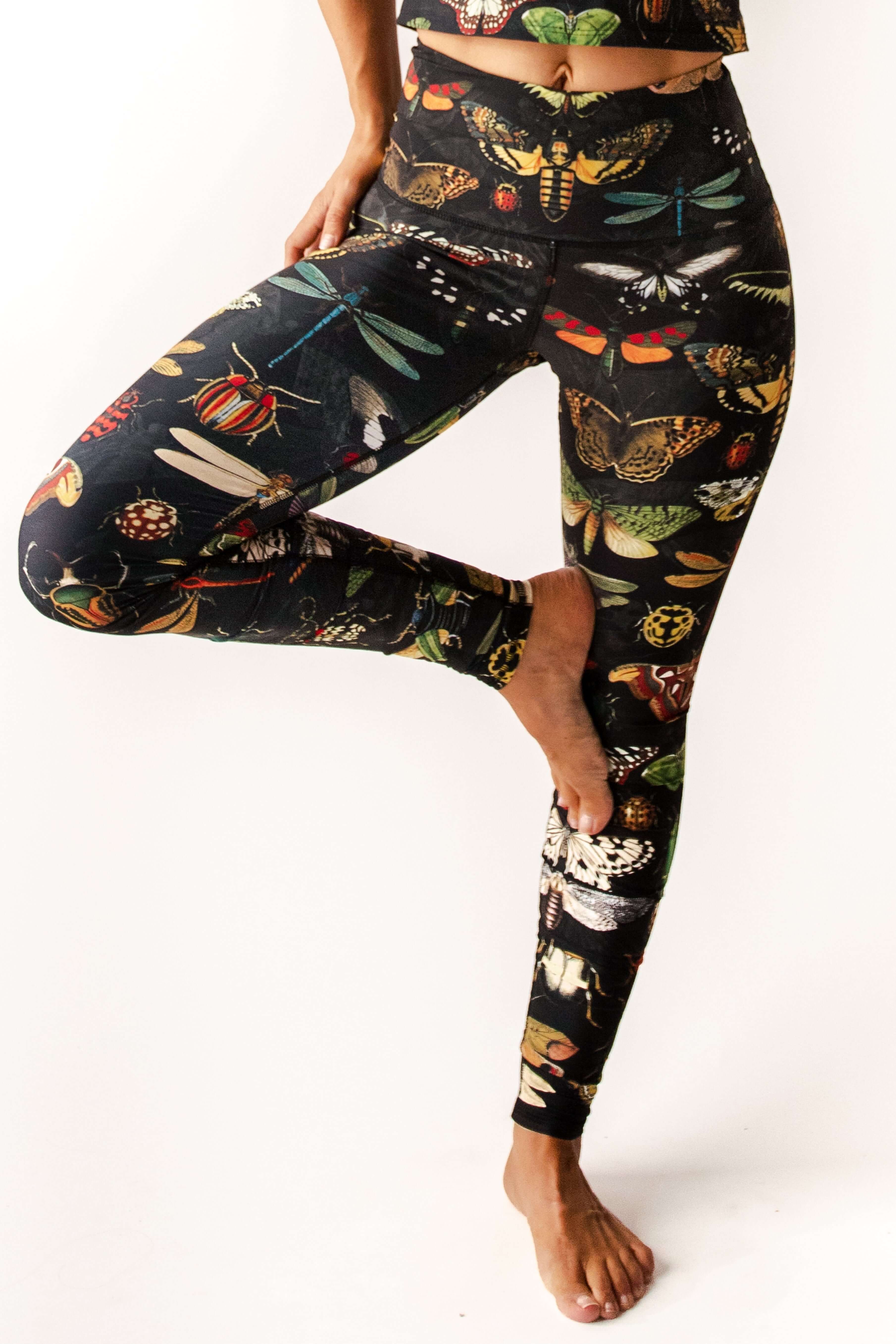 Yoga-Leggings mit „Buggin Out“-Print