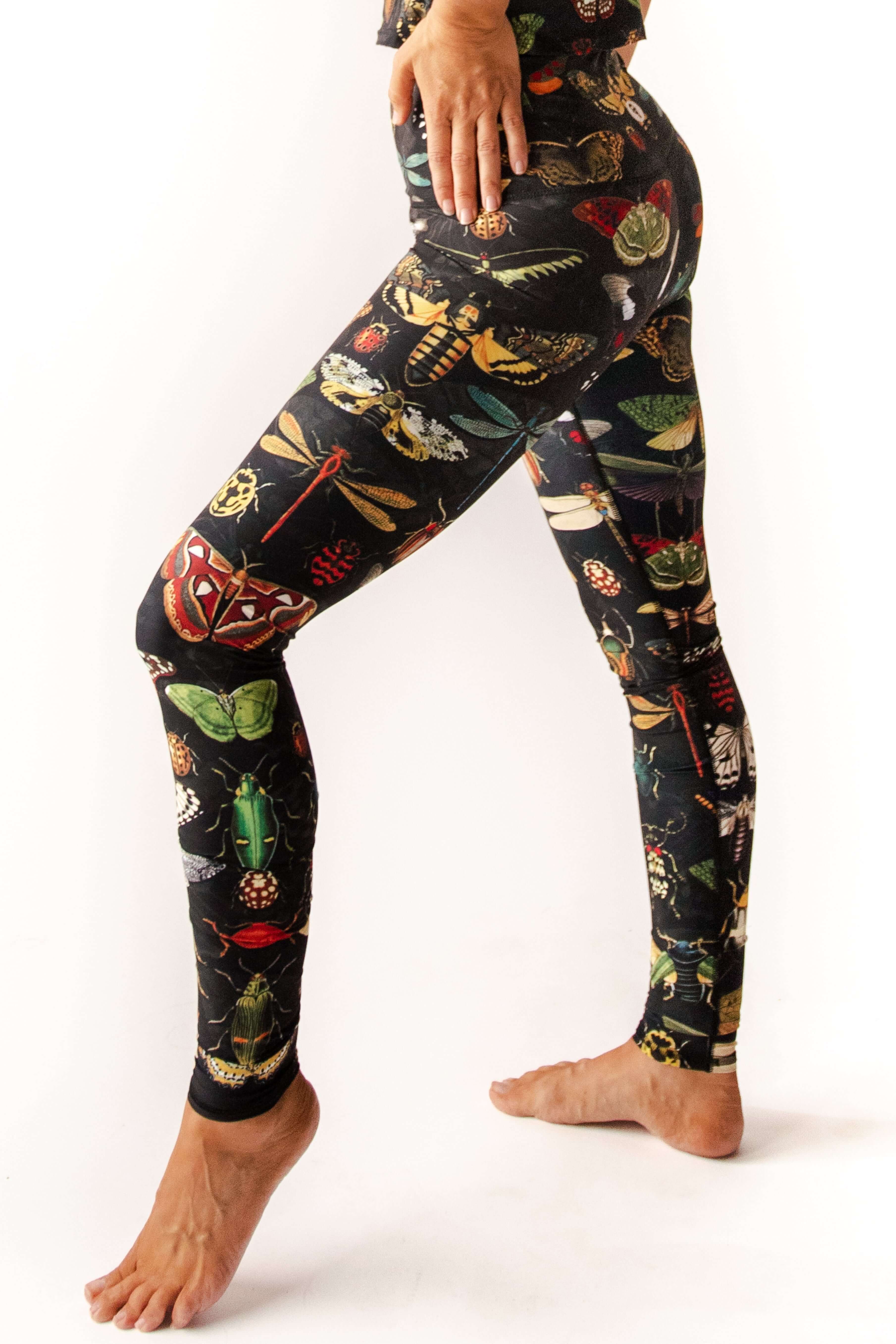 Yoga-Leggings mit „Buggin Out“-Print