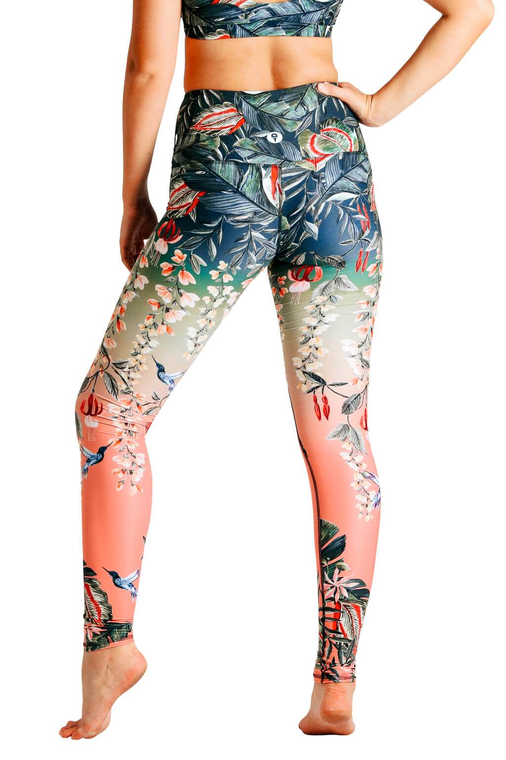 Feeling Ferntastic – Bedruckte Yoga-Leggings