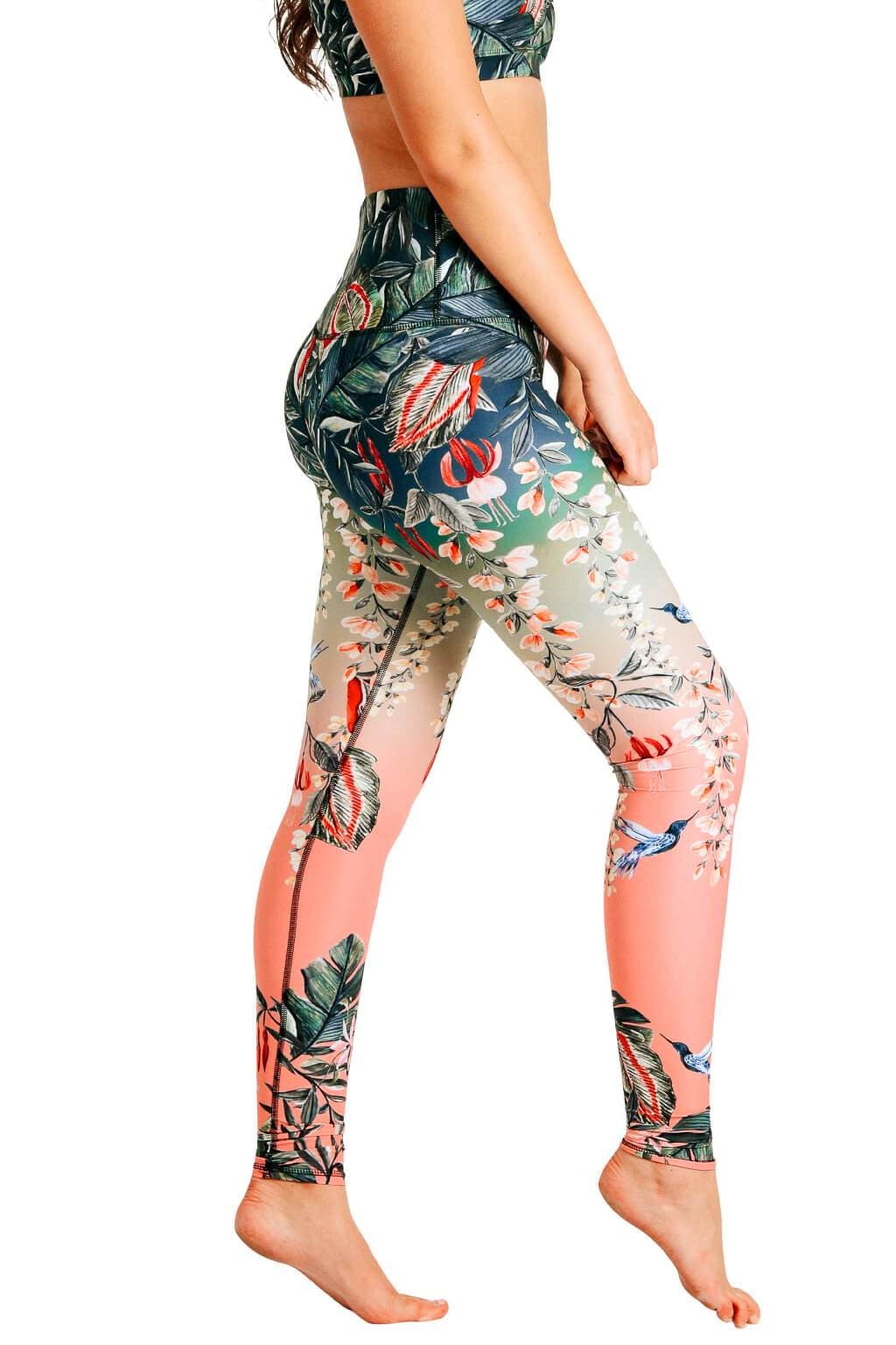 Feeling Ferntastic – Bedruckte Yoga-Leggings