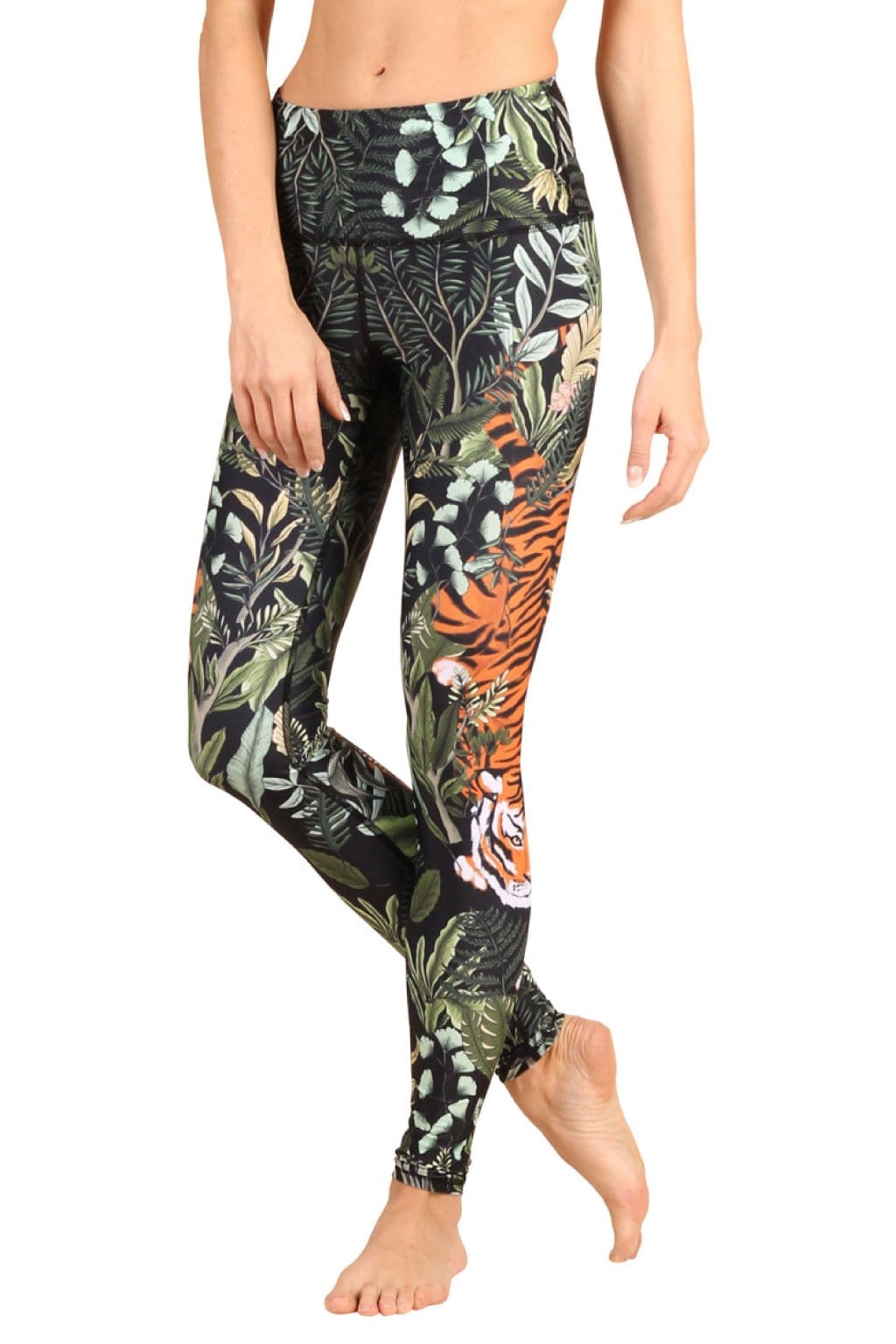 Yoga-Leggings mit „Rawr Talent“-Print