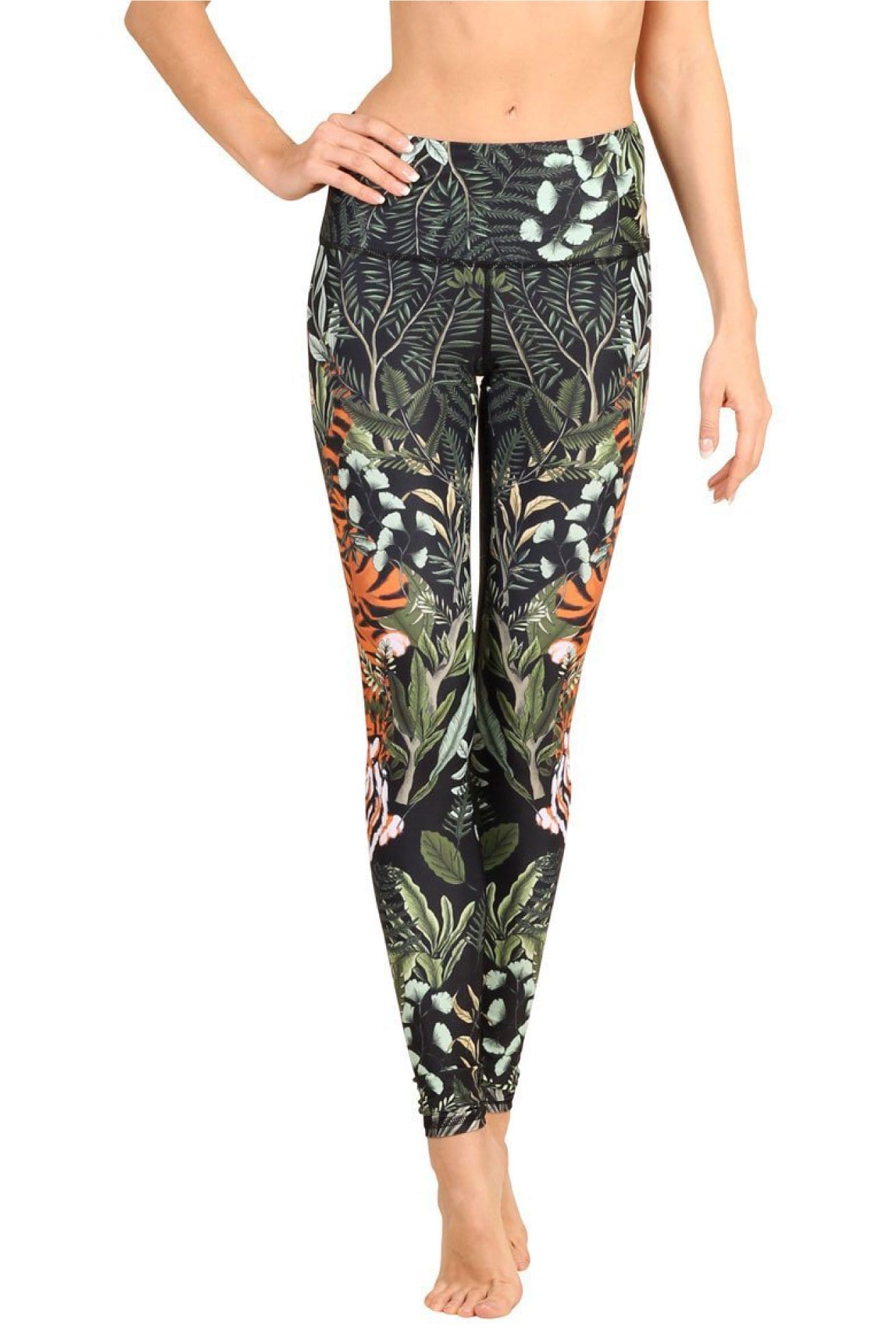 Yoga-Leggings mit „Rawr Talent“-Print