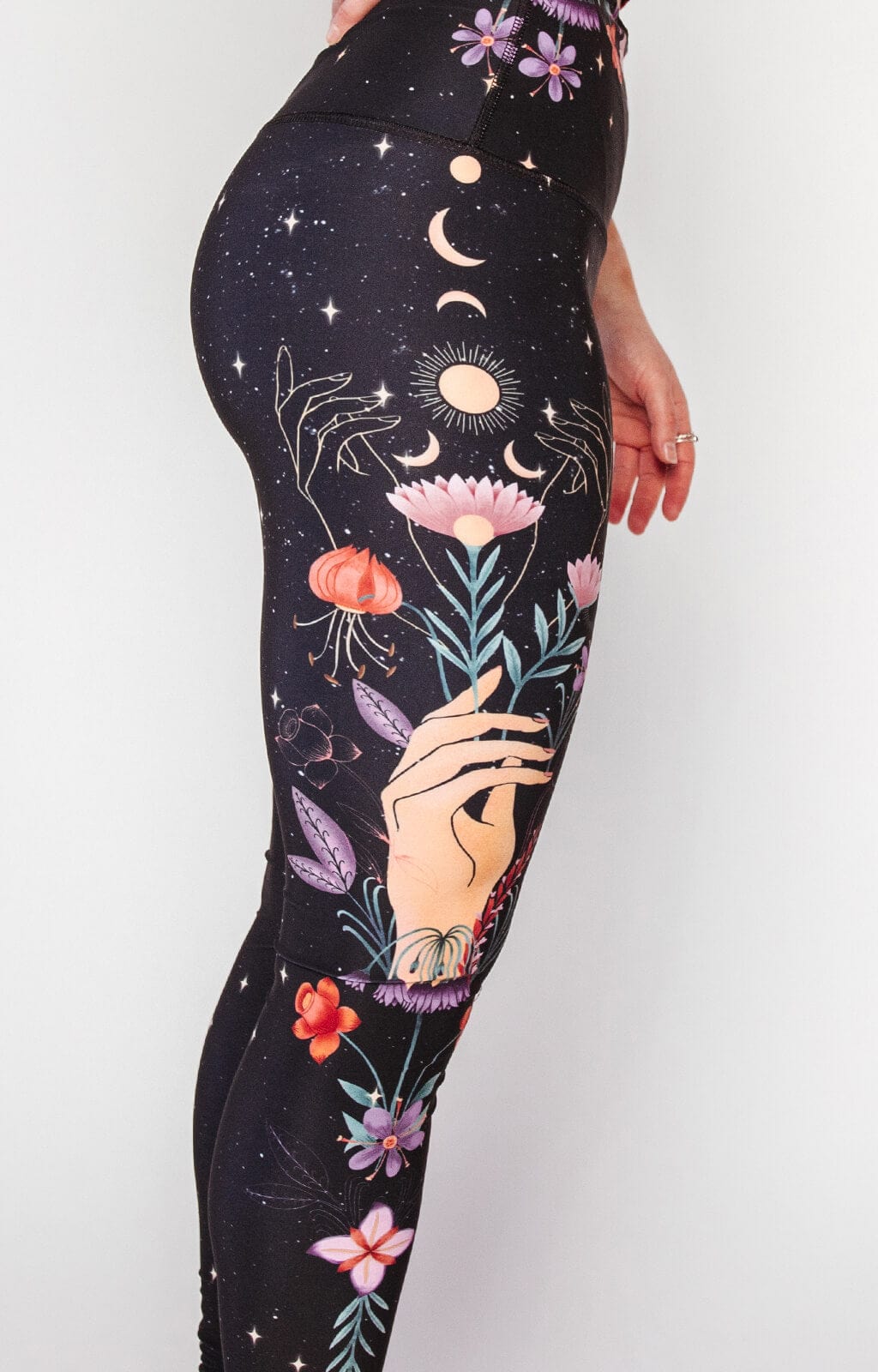 Yoga-Leggings mit „Celestial Timing“-Print