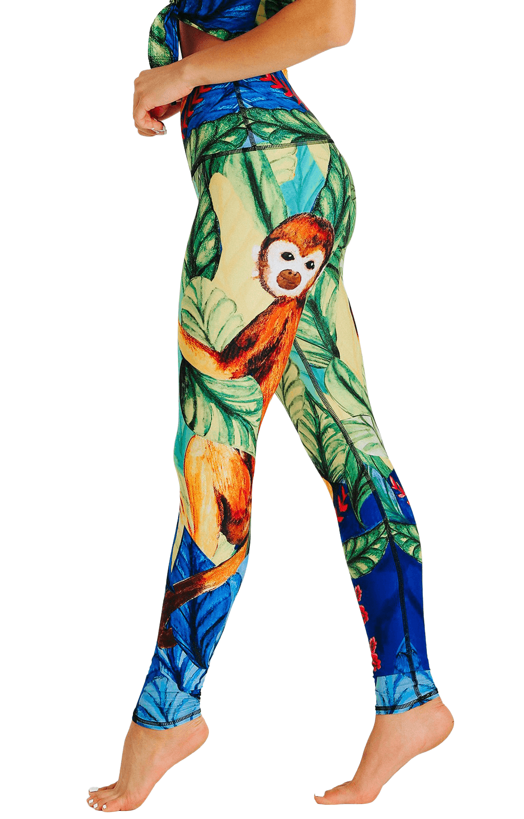 Yoga-Leggings mit Frida-Print