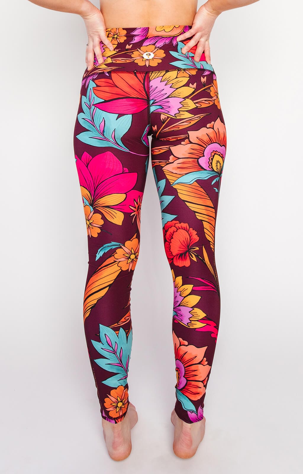 Bedruckte Yoga-Leggings mit Indie-Flow-Print