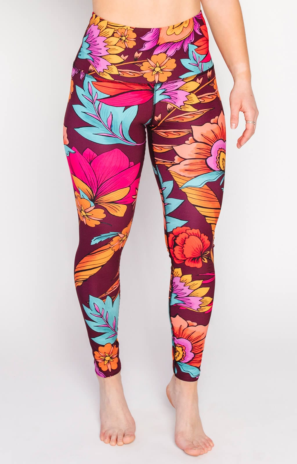 Bedruckte Yoga-Leggings mit Indie-Flow-Print