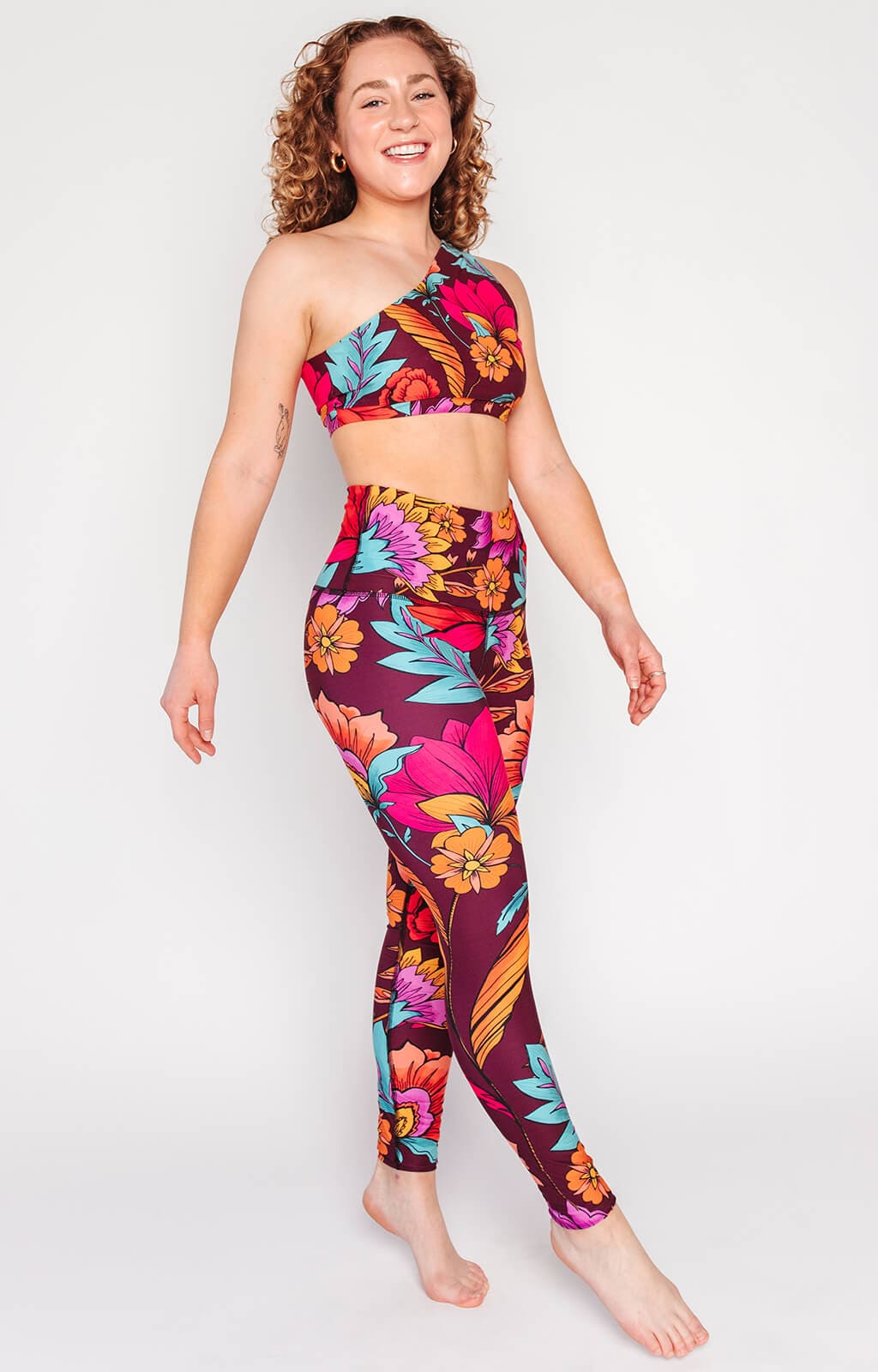 Bedruckte Yoga-Leggings mit Indie-Flow-Print