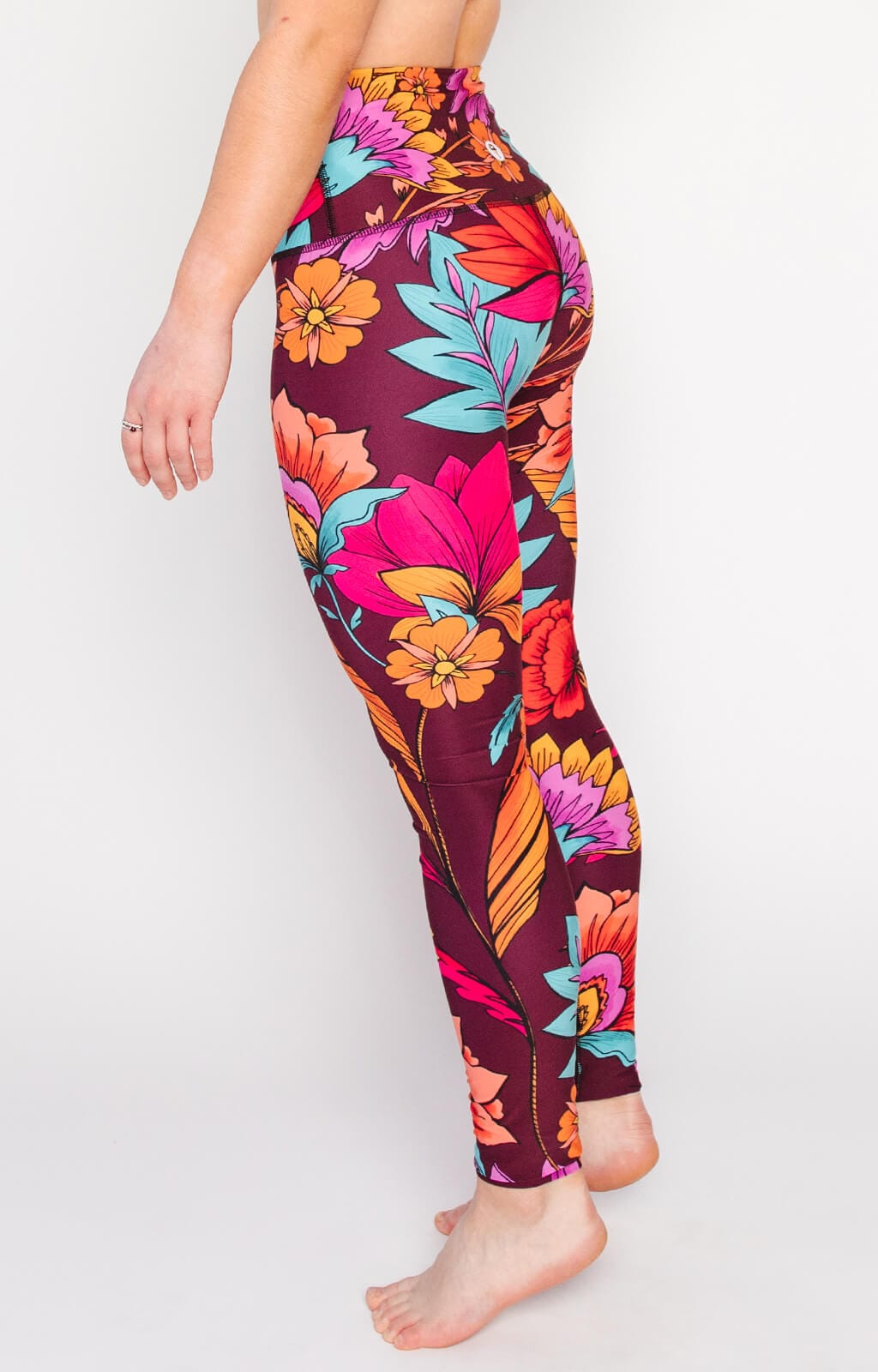 Bedruckte Yoga-Leggings mit Indie-Flow-Print