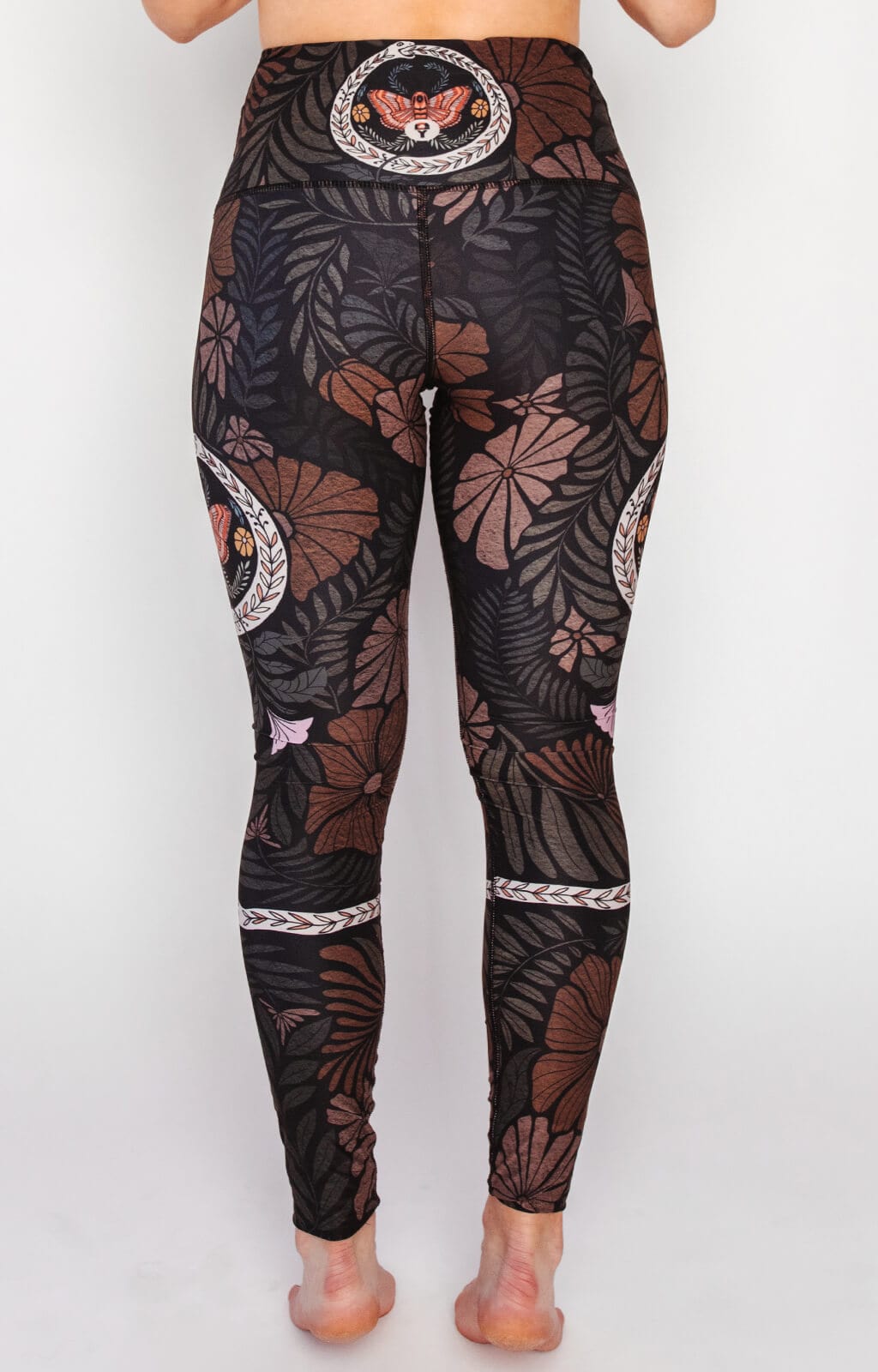 Yoga-Leggings mit Ouroboros-Print