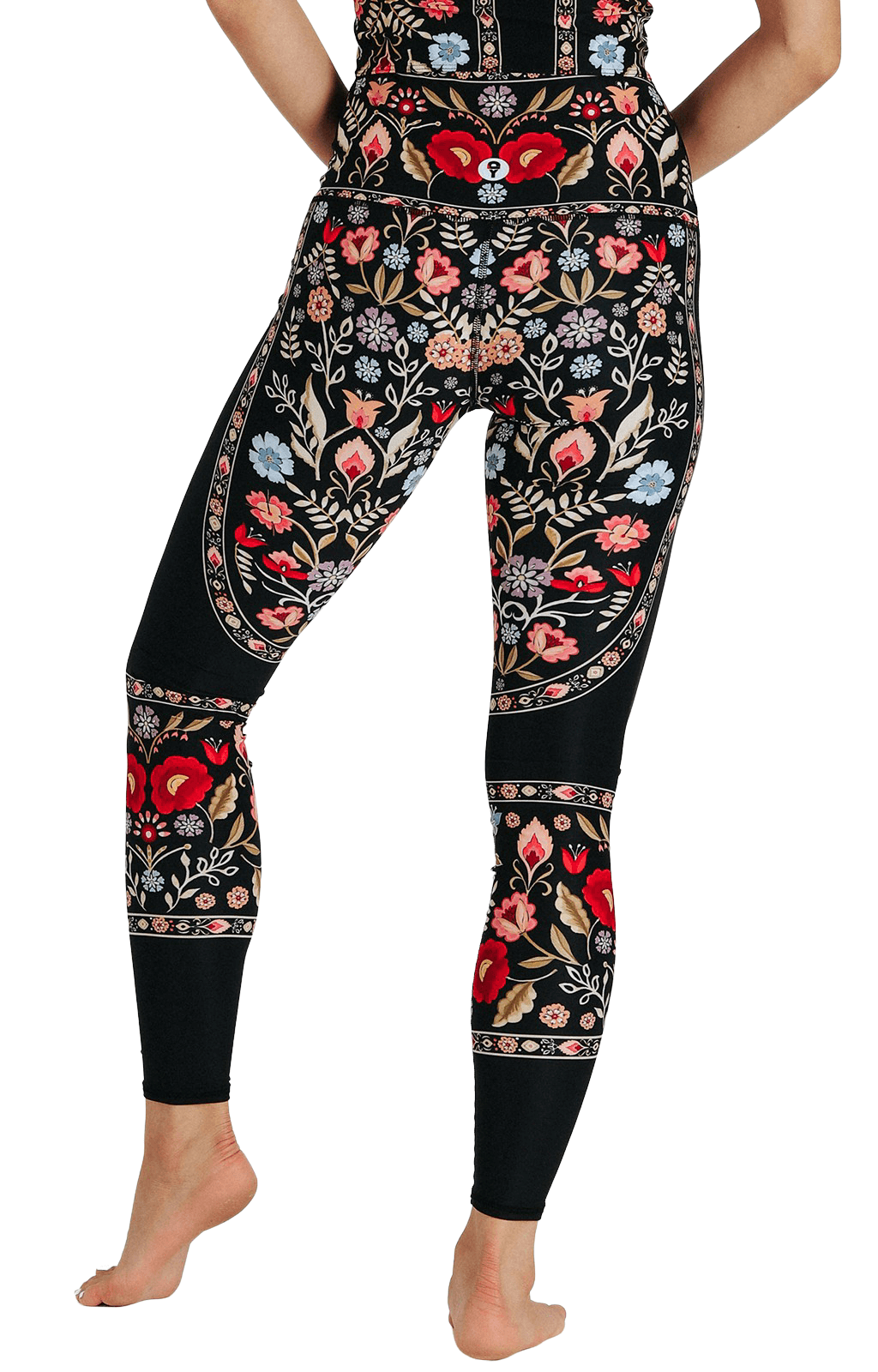 Leggings de yoga con estampado rústico