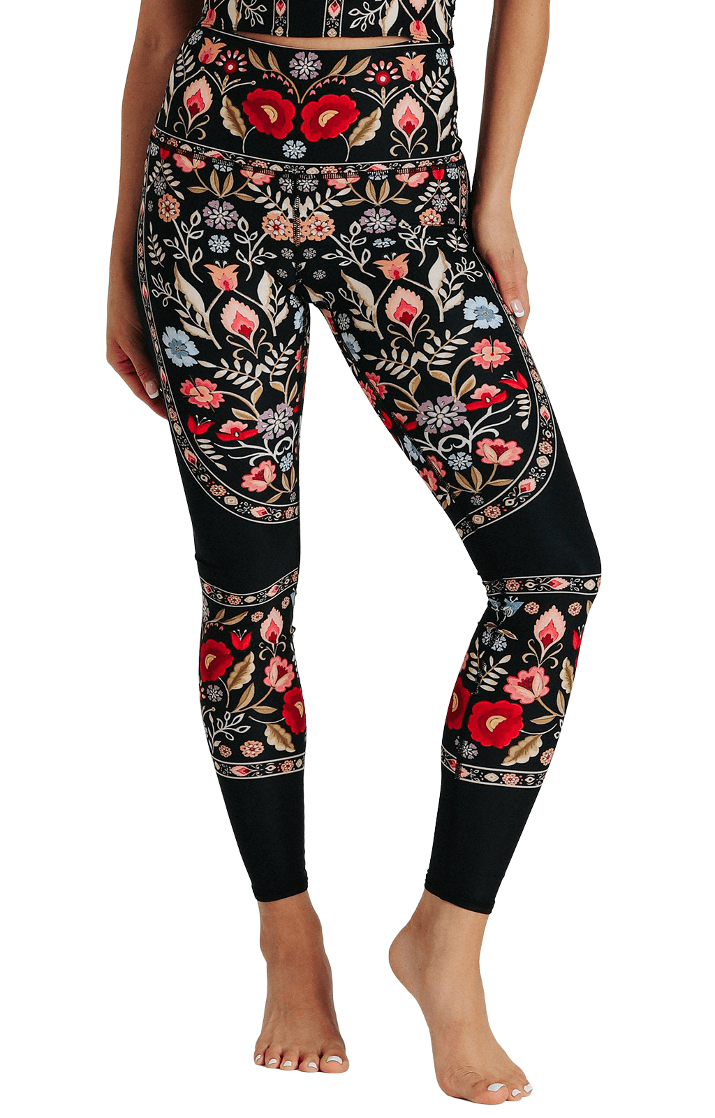 Yoga-Leggings mit Rustica-Print