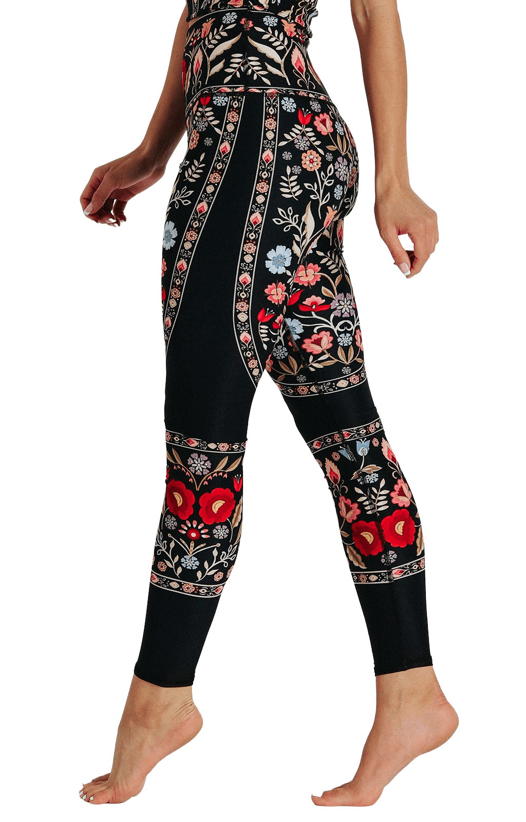 Leggings de yoga con estampado rústico