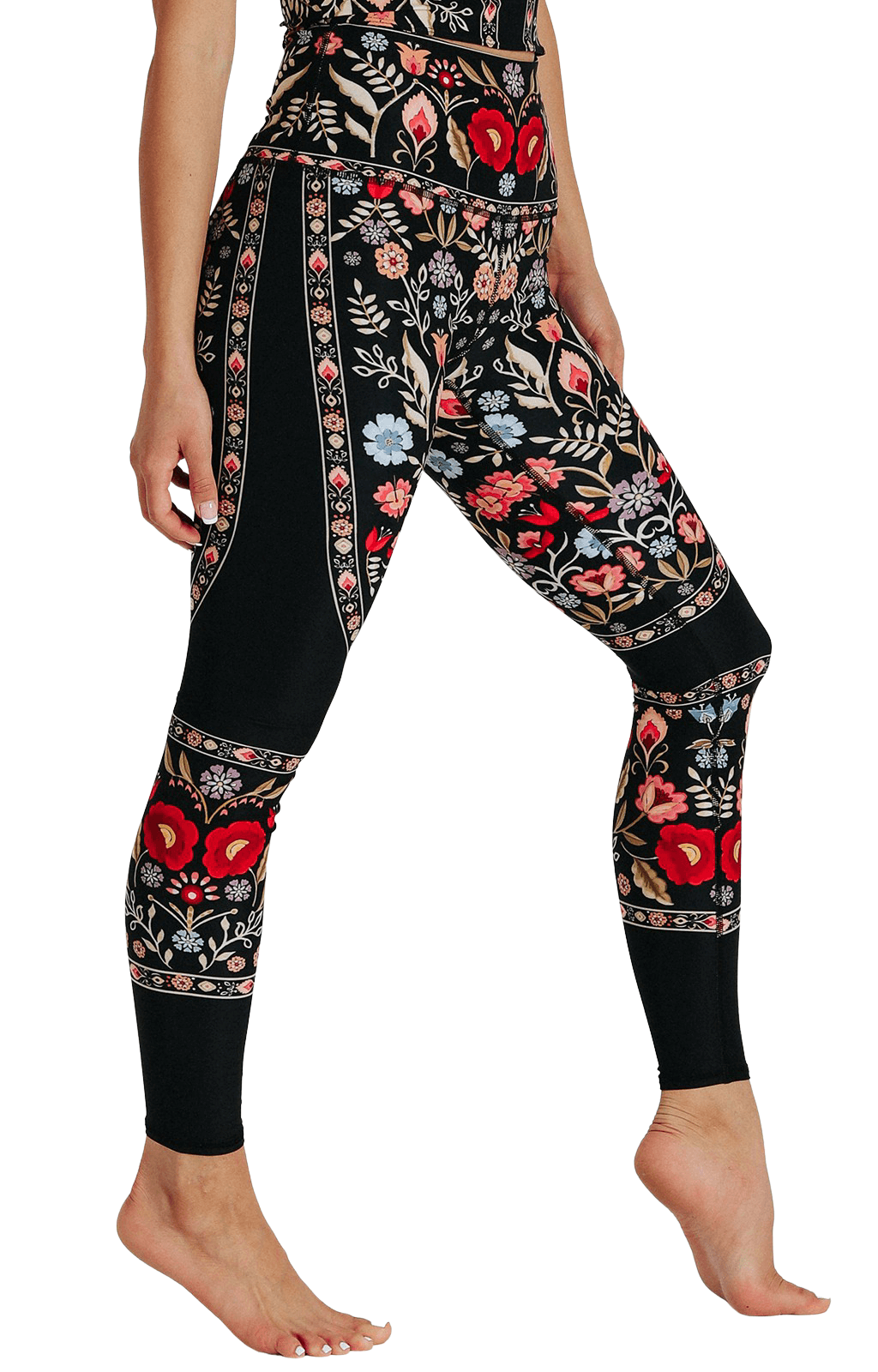 Leggings de yoga con estampado rústico