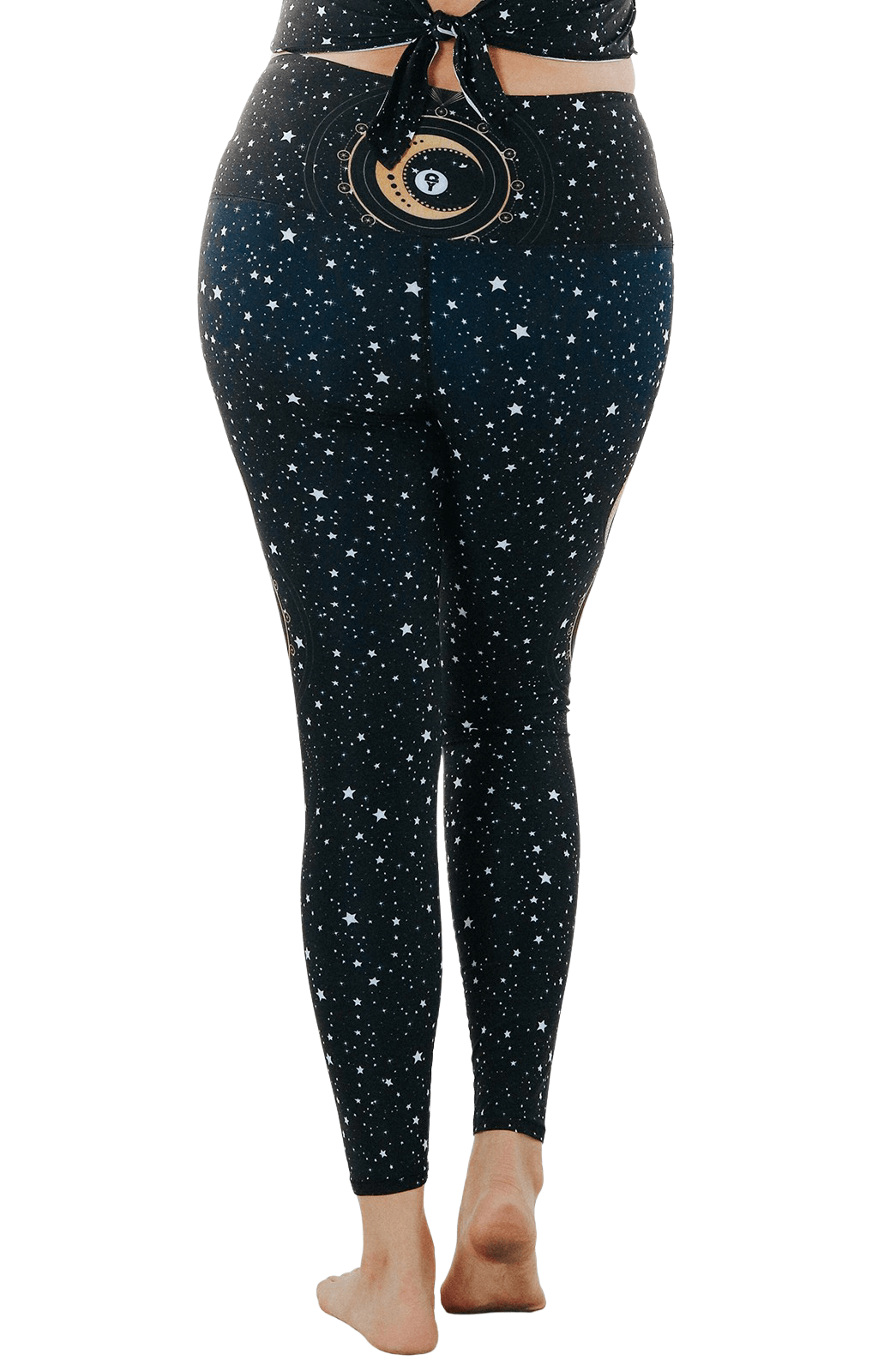 Yoga-Leggings mit Wahrsager-Print