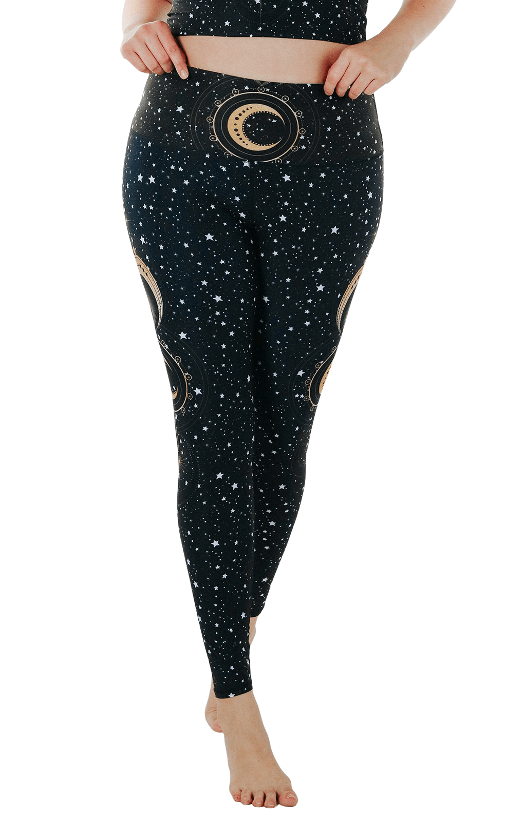 Yoga-Leggings mit Wahrsager-Print