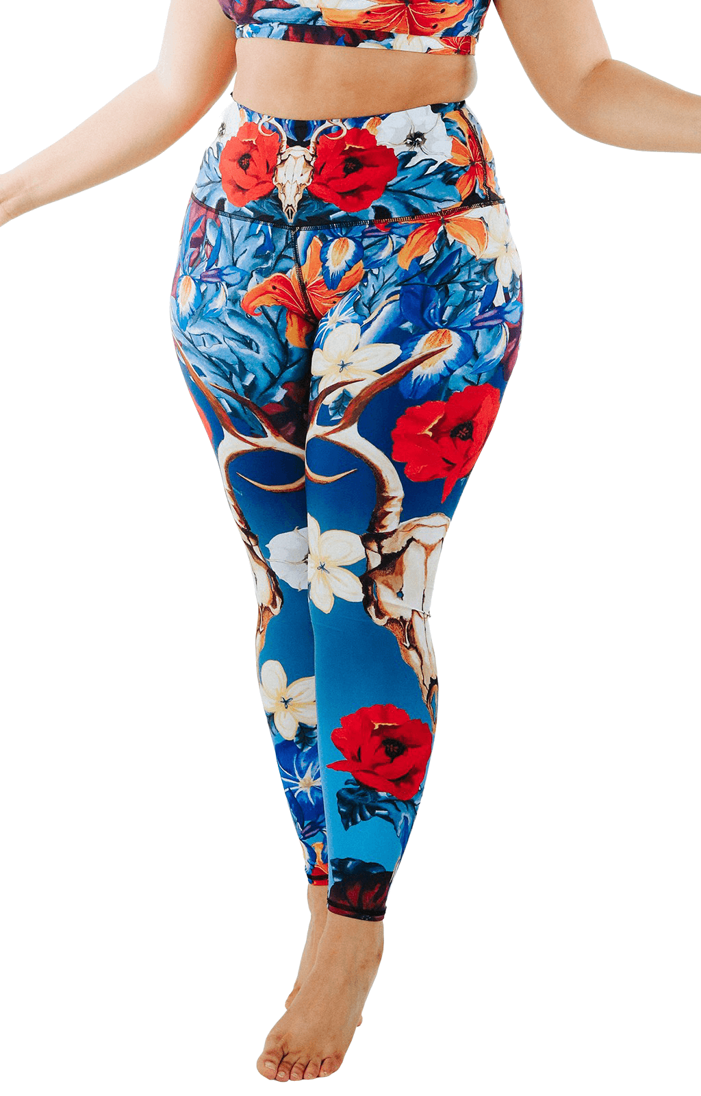 Yoga-Leggings mit Georgia-Print