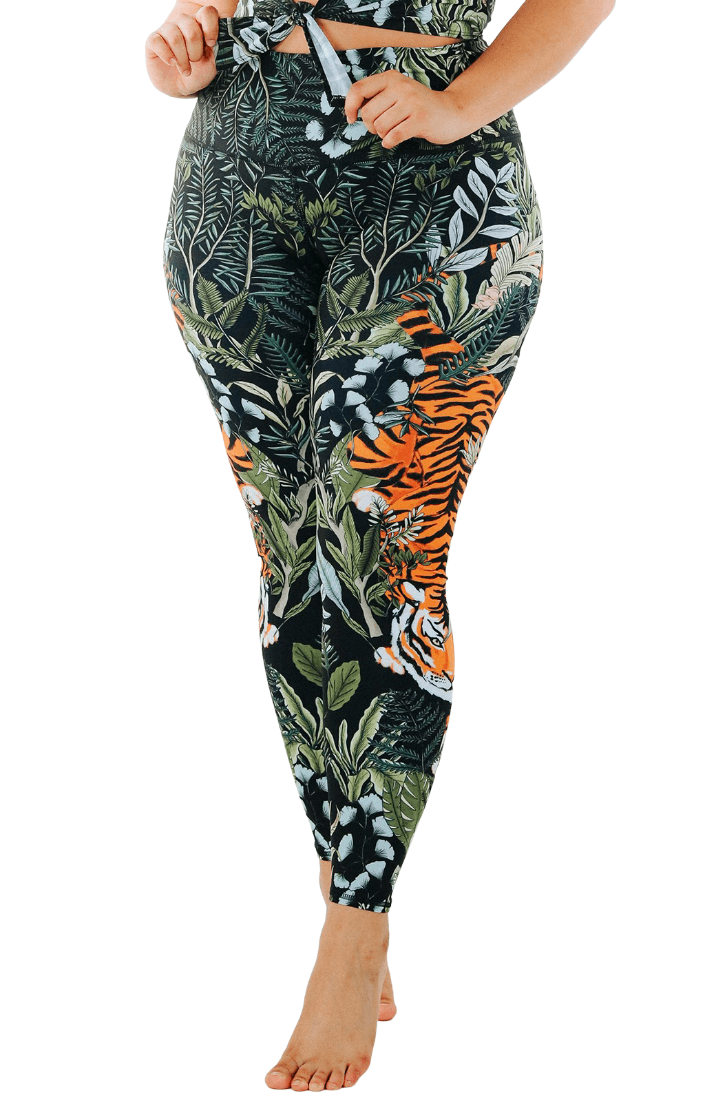 Yoga-Leggings mit „Rawr Talent“-Print