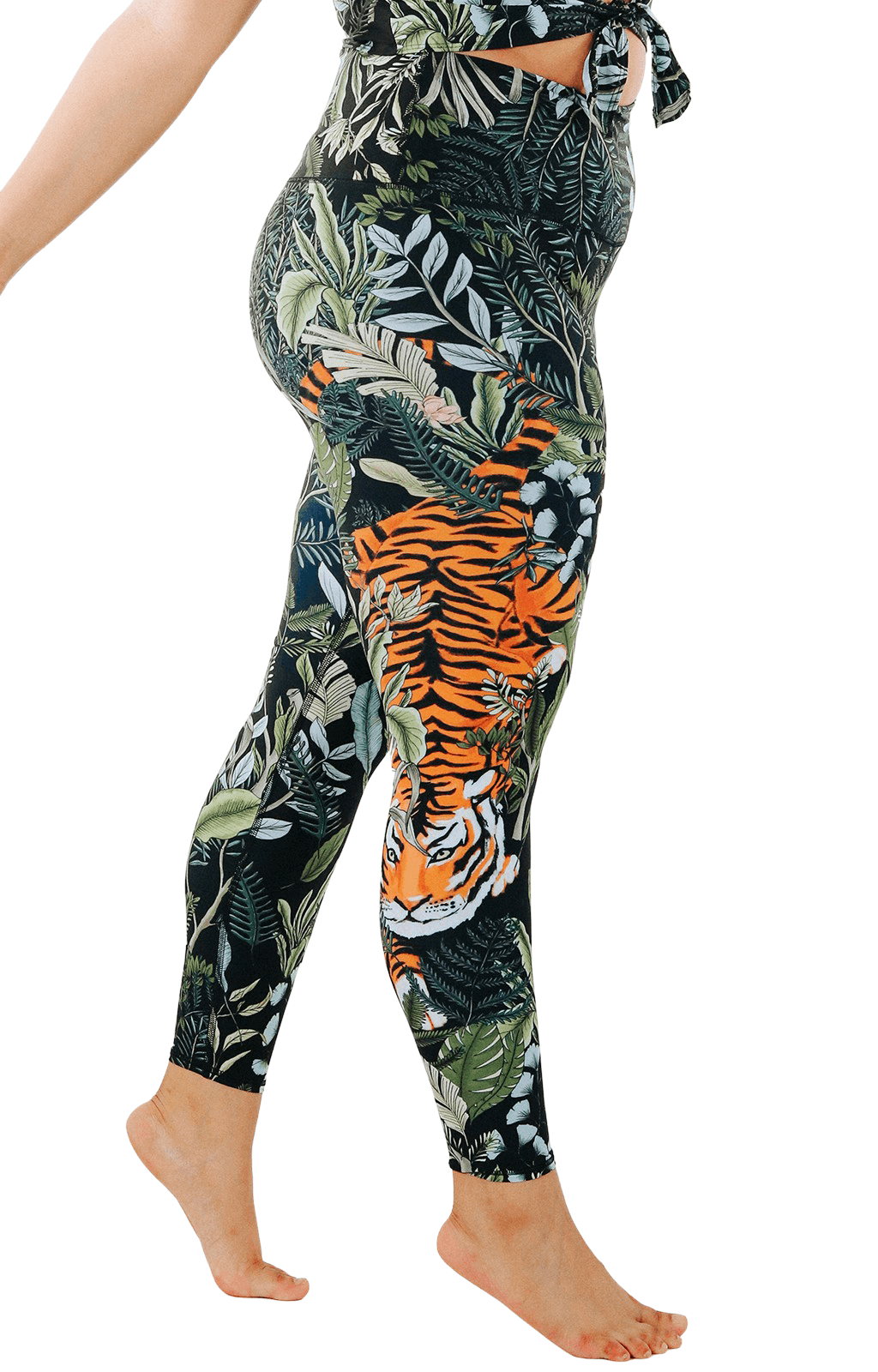 Yoga-Leggings mit „Rawr Talent“-Print