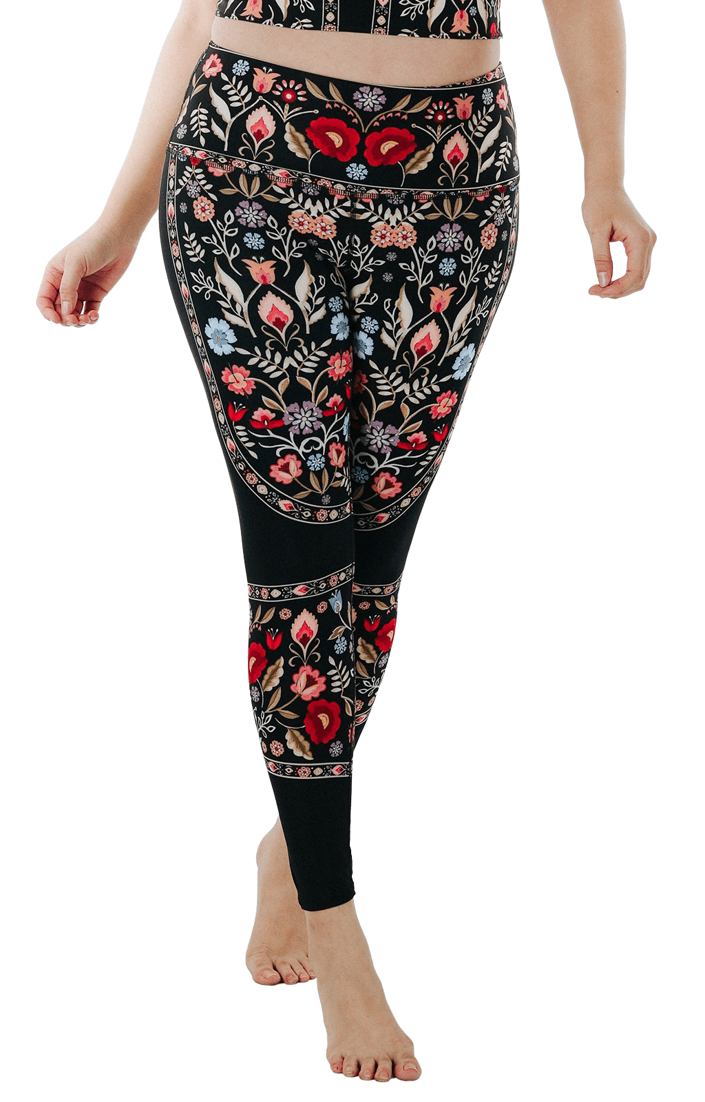 Yoga-Leggings mit Rustica-Print