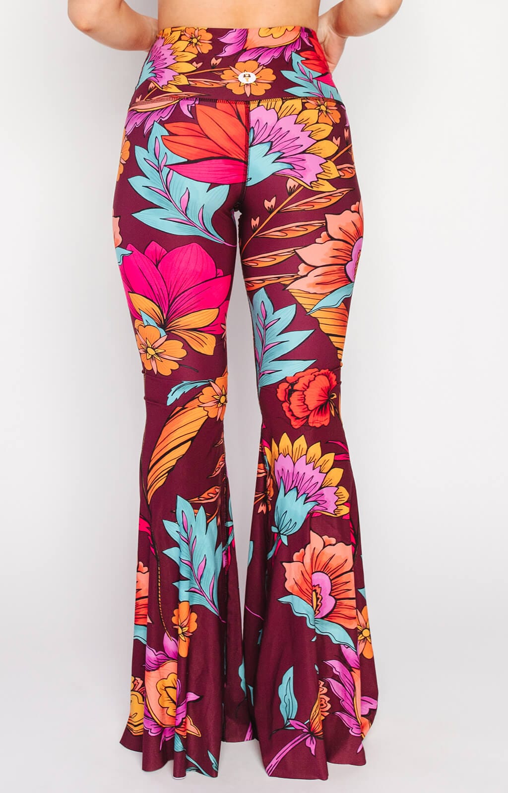 Pantalones acampanados con estampado Indie Flow