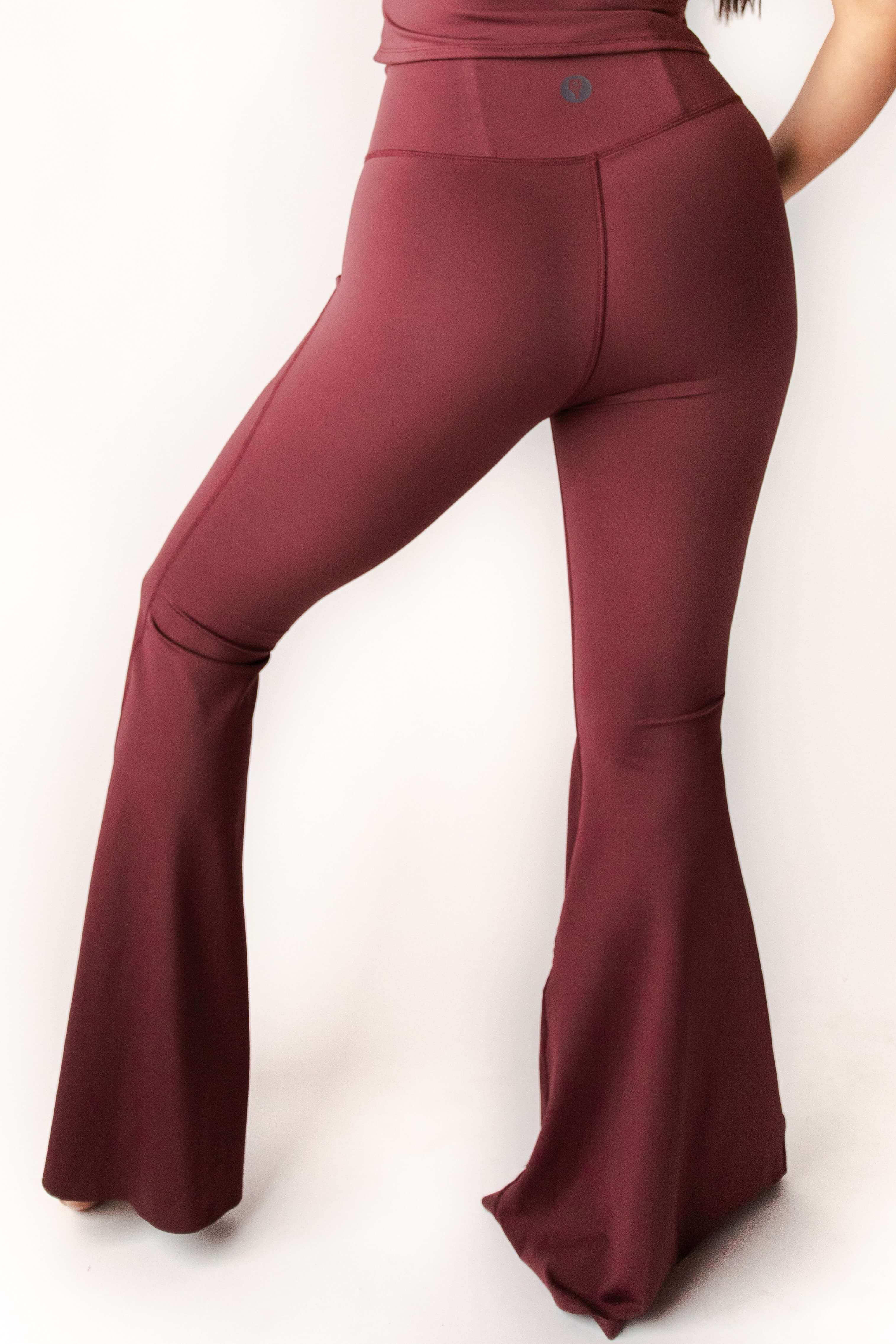 Bell Bottoms 2.0 in Maroon