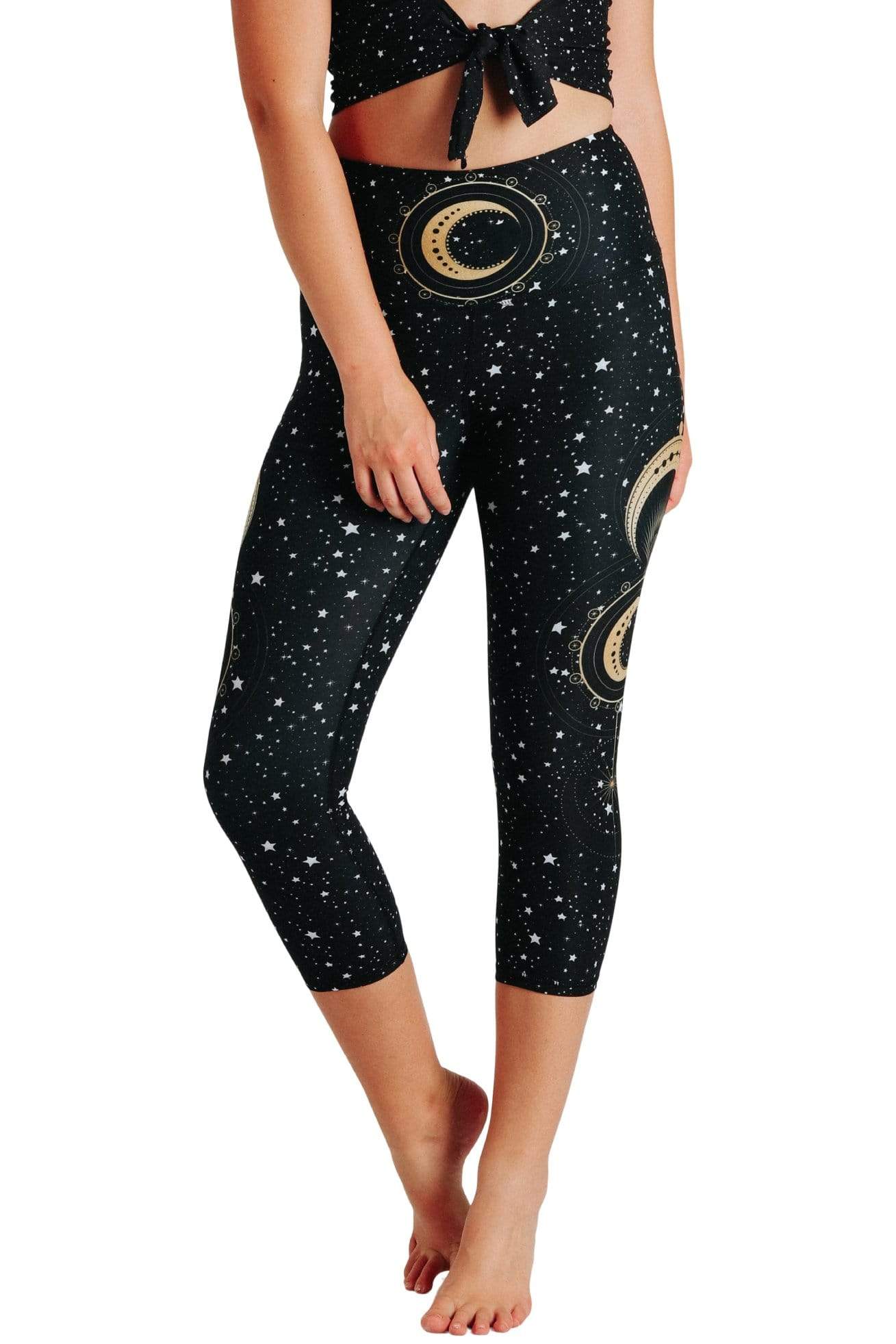 Pantalones de yoga estampados con la adivina