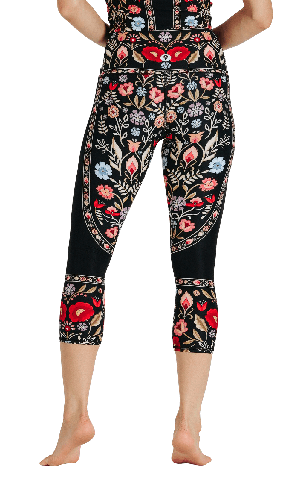 Rustica Printed Yoga Crops