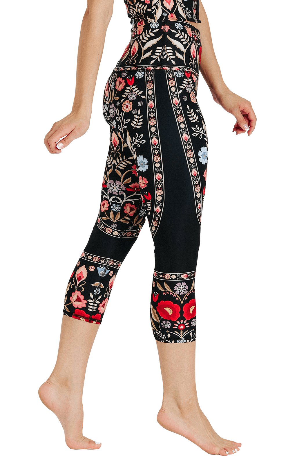 Rustica Printed Yoga Crops