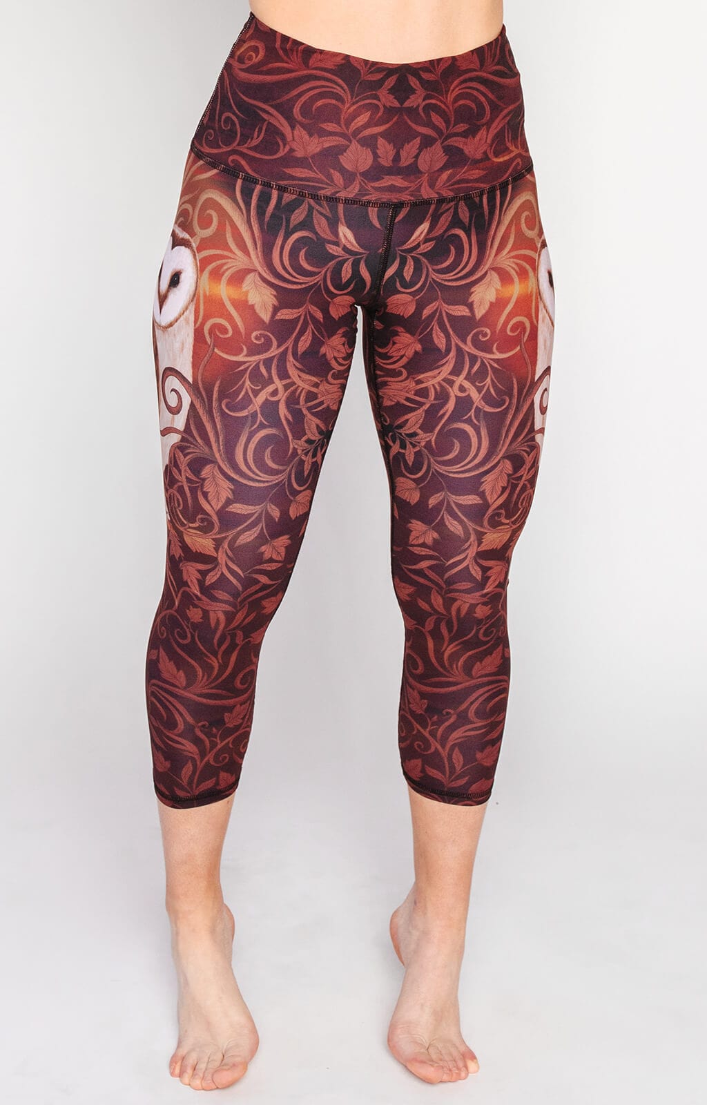 Wisdom Seeker Printed Yoga Crops