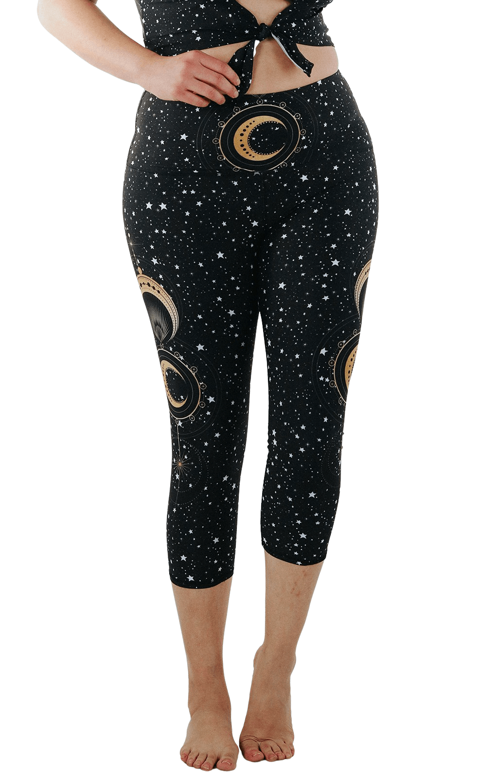 Pantalones de yoga estampados con la adivina