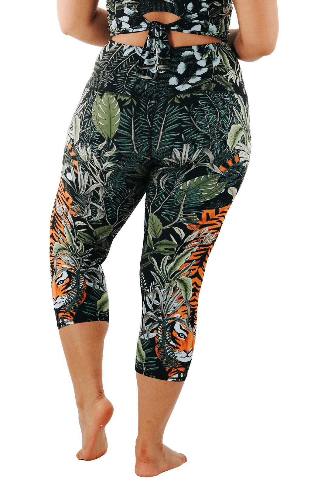 Bedruckte Yoga-Shorts von Rawr Talent