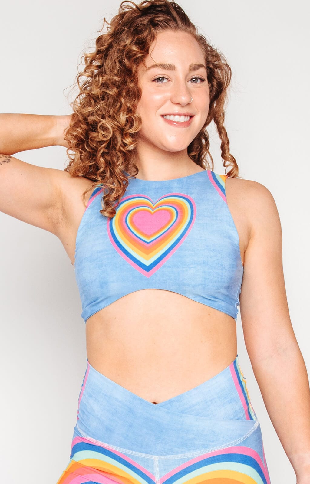 Camiseta sin mangas con giro y vuelta - Rainbow Love