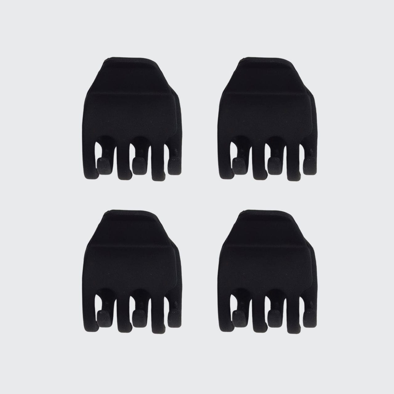 Mini Claw Clips 4pc Set - Black