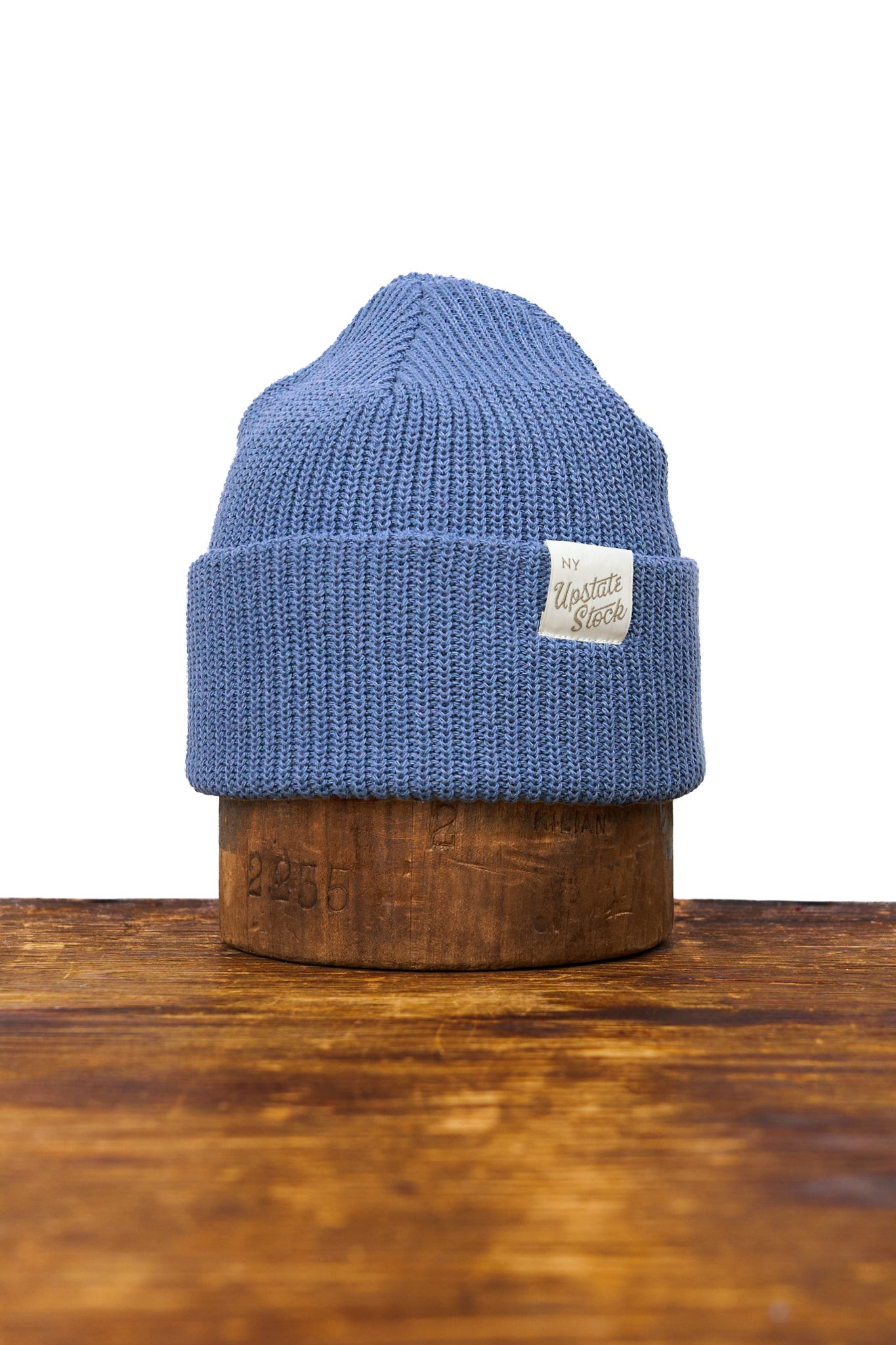 Cerulean Blue Upcycled Cotton Watchcap