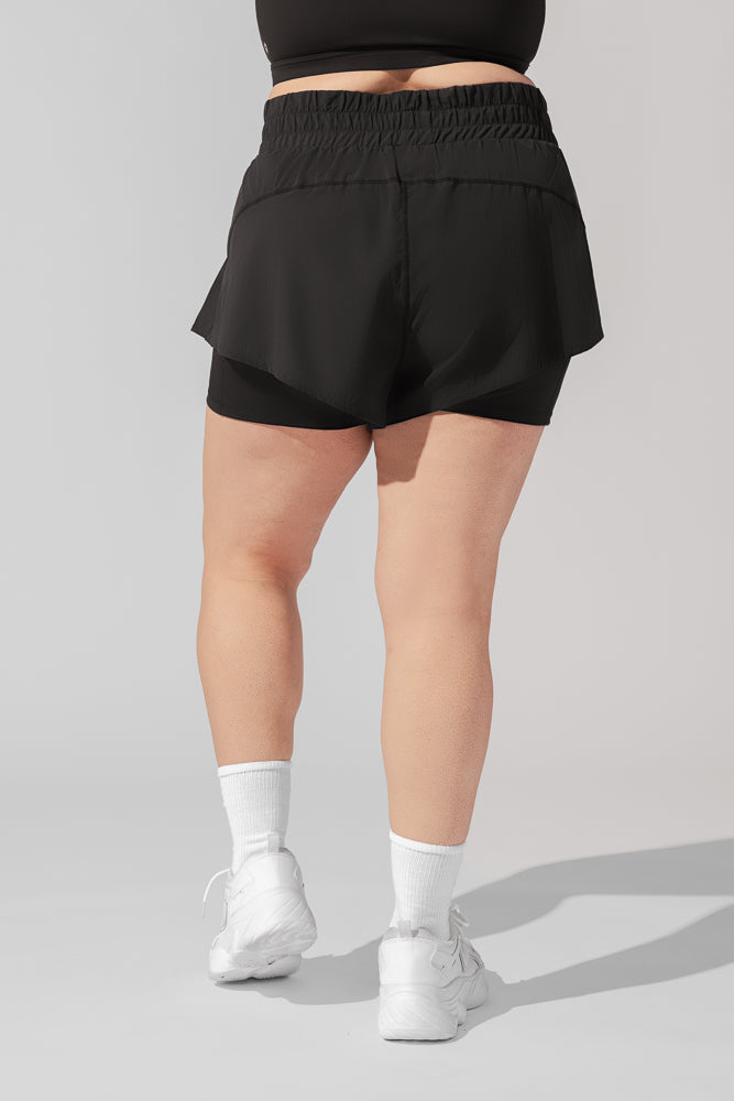 Pantalones cortos de cintura alta Supershort™ - Negro