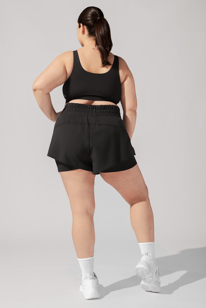 Pantalones cortos de cintura alta Supershort™ - Negro