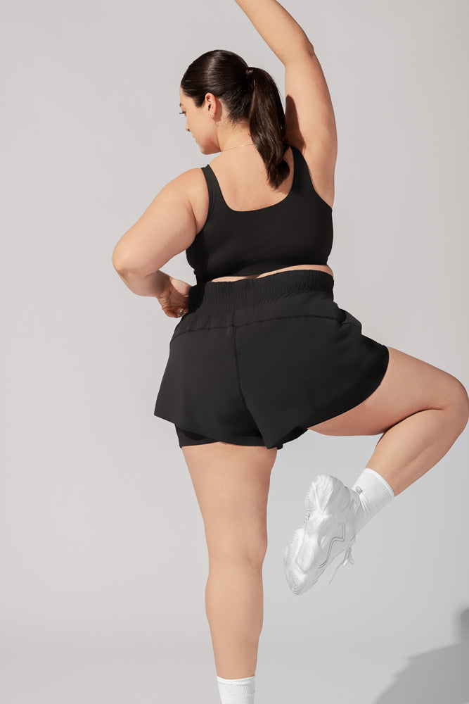 Pantalones cortos de cintura alta Supershort™ - Negro