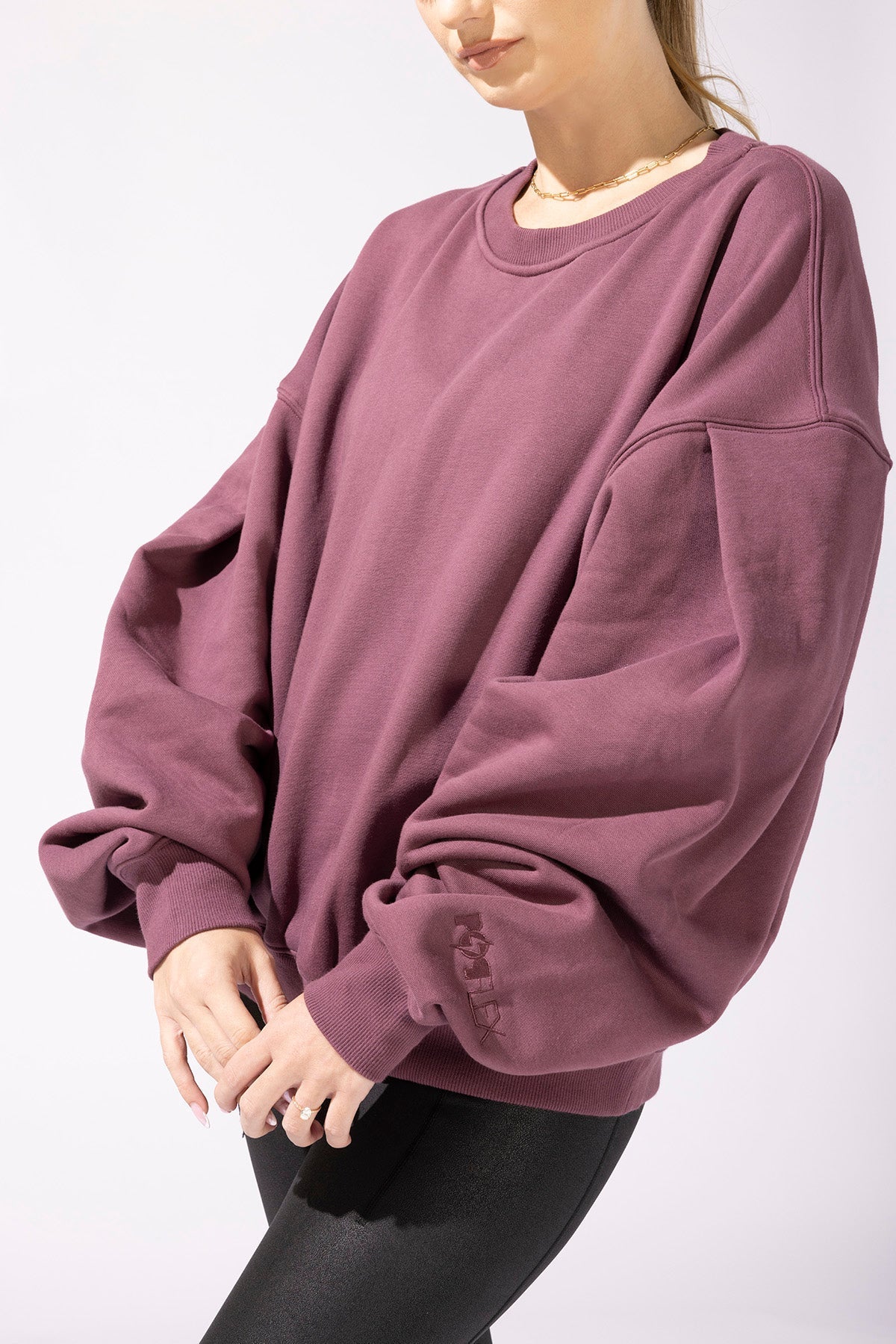 Brunch-Pullover - Merlot