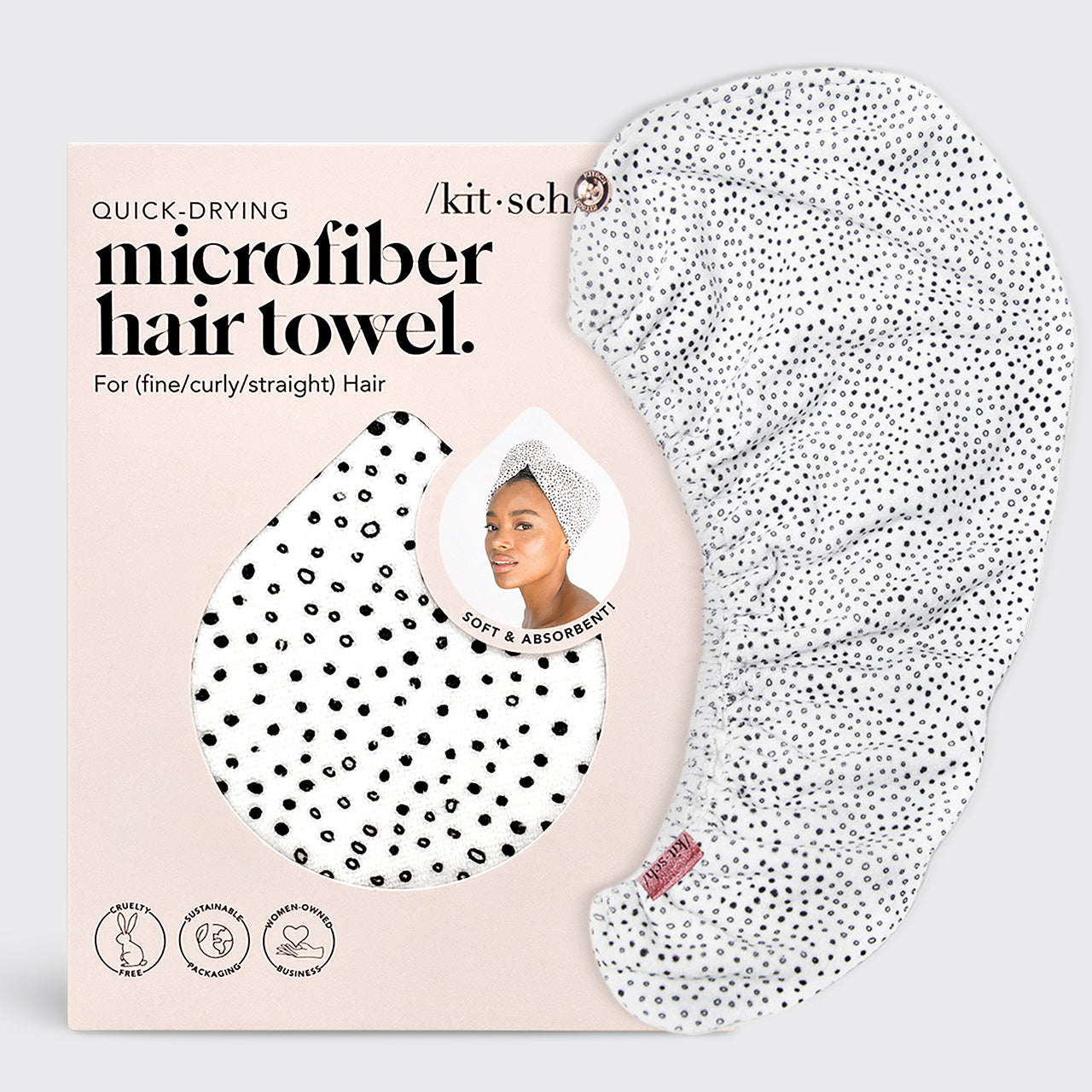 Toalla de microfibra para el cabello - Micro Dot 