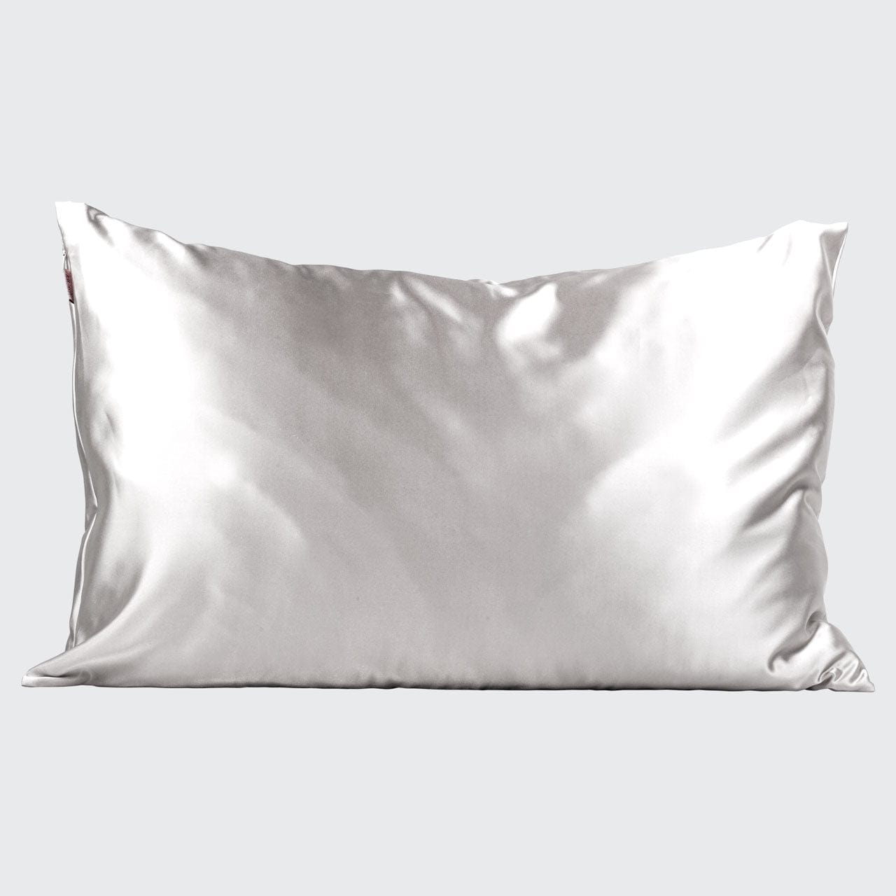 Silver Satin Pillowcase