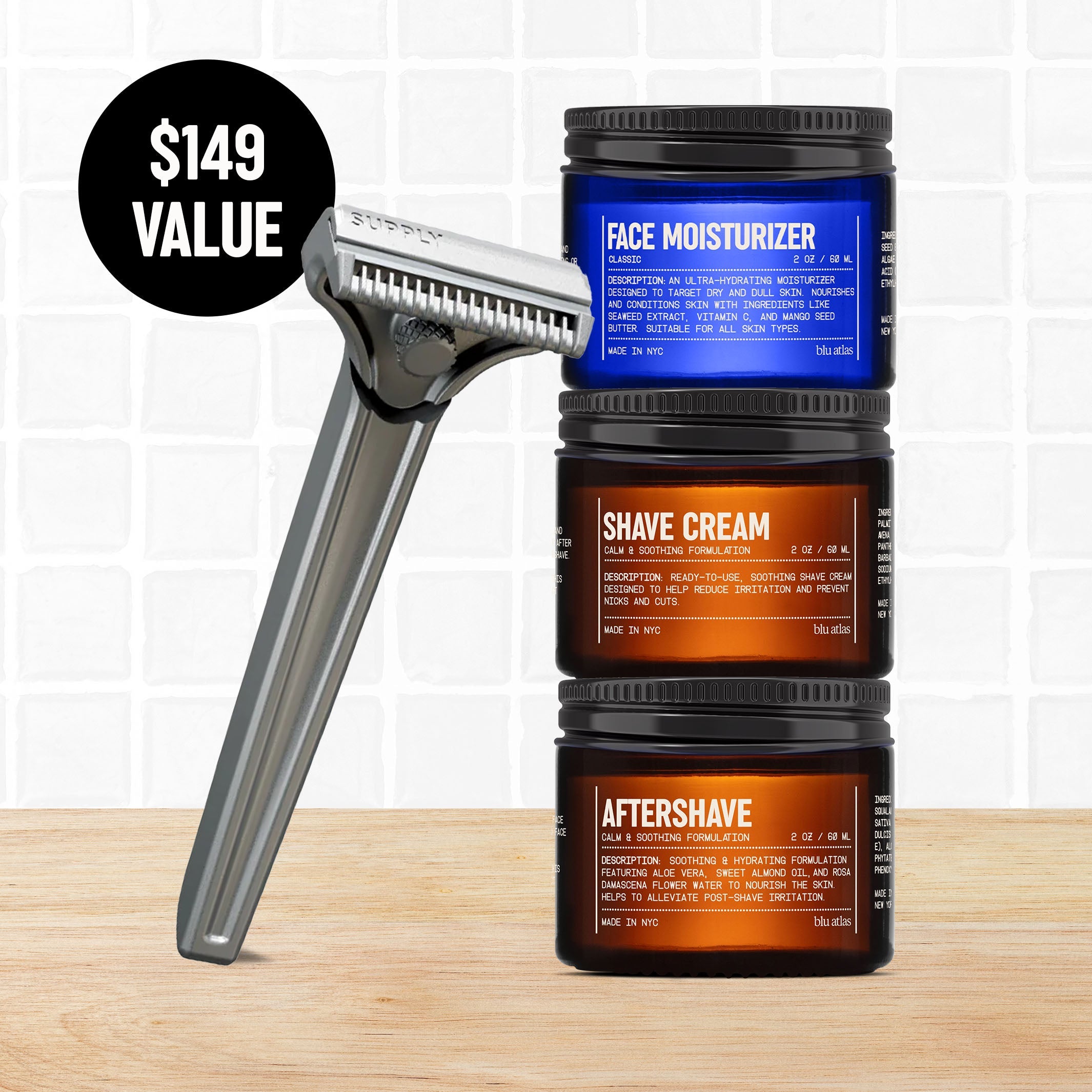 Shave + Supply SE Razor Bundle