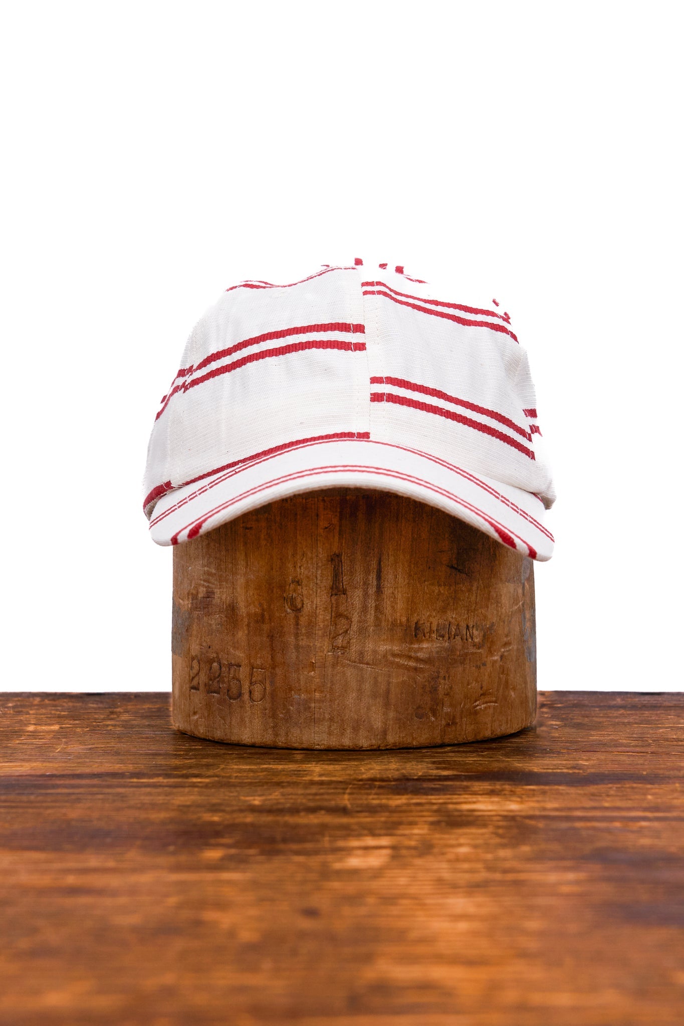 Gorra de 6 paneles - Lino japonés - BALLPARK RED STRIPE