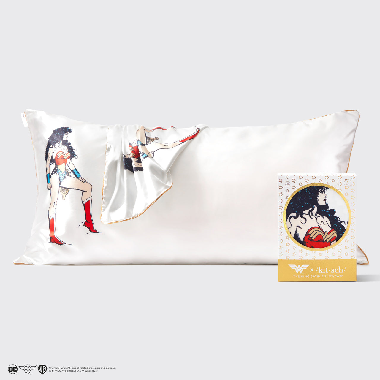 Funda de almohada Kitsch x Wonder Woman King - Believe in Wonder