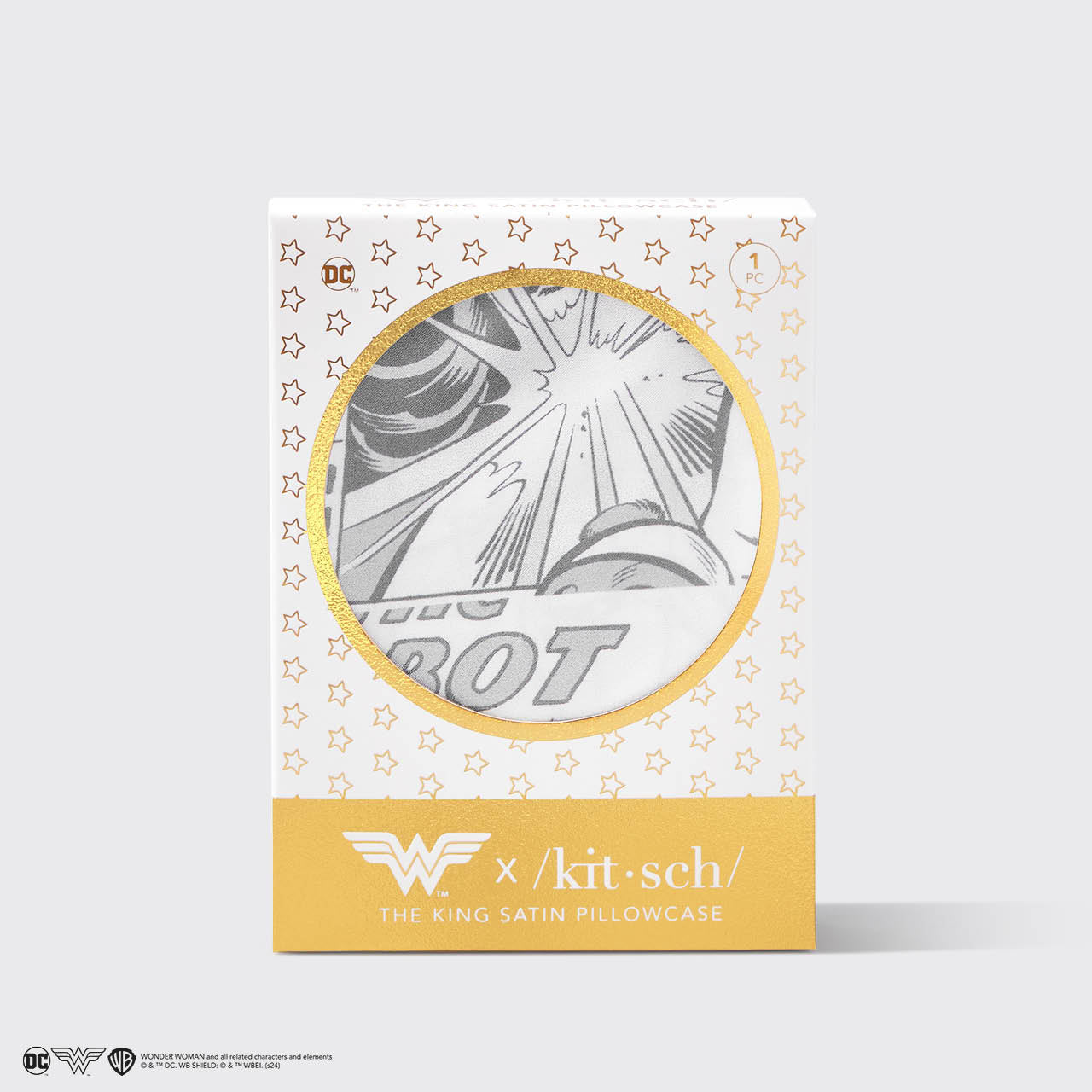 Funda de almohada Kitsch x Wonder Woman King - Estampado de cómic