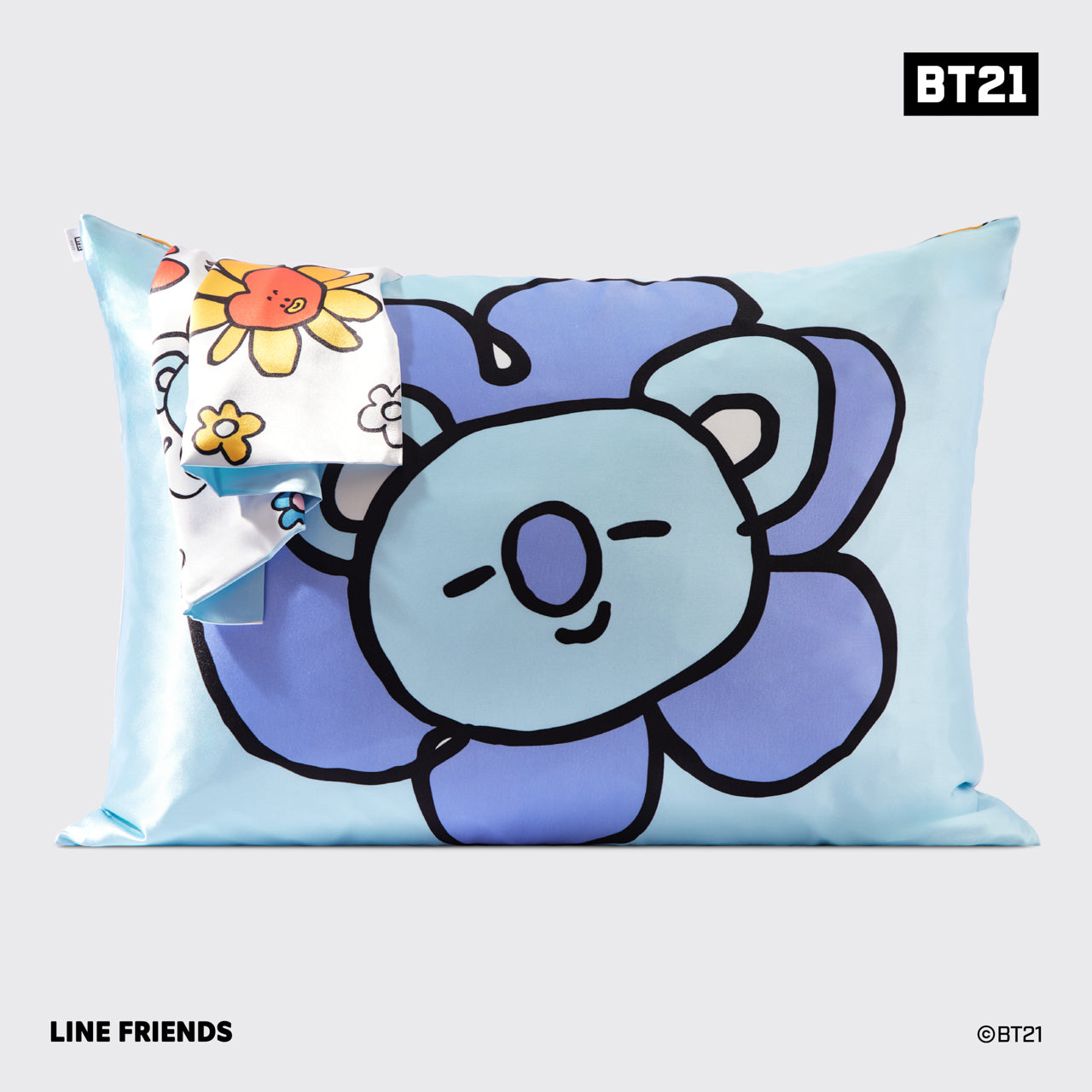 Funda de almohada de satén Kitsch x BT21 - KOYA 