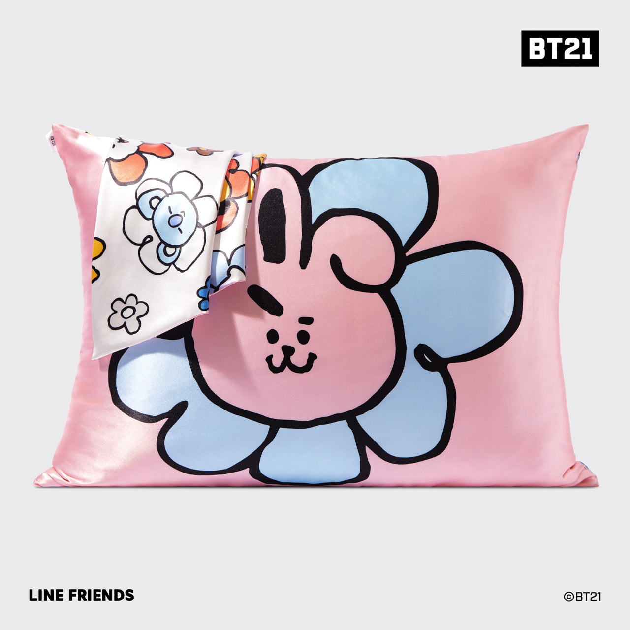 Funda de almohada de satén Kitsch x BT21 - COOKY 