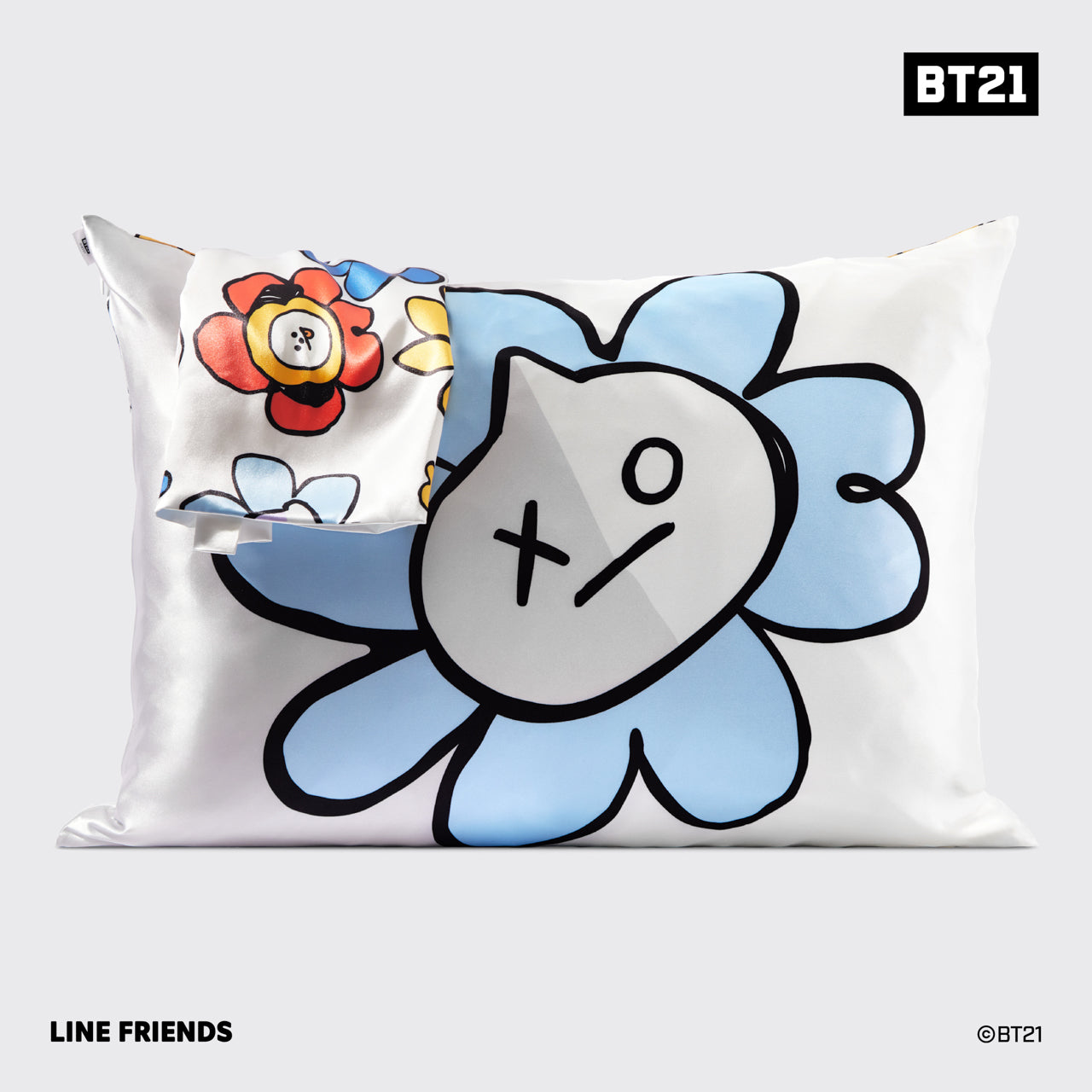 Funda de almohada de satén Kitsch x BT21 - VAN 