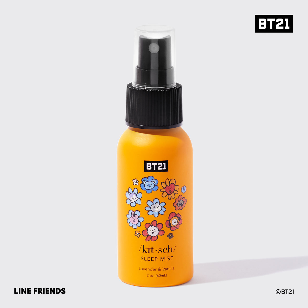 BT21 se encuentra con Kitsch Sleep Mist: lavanda y vainilla